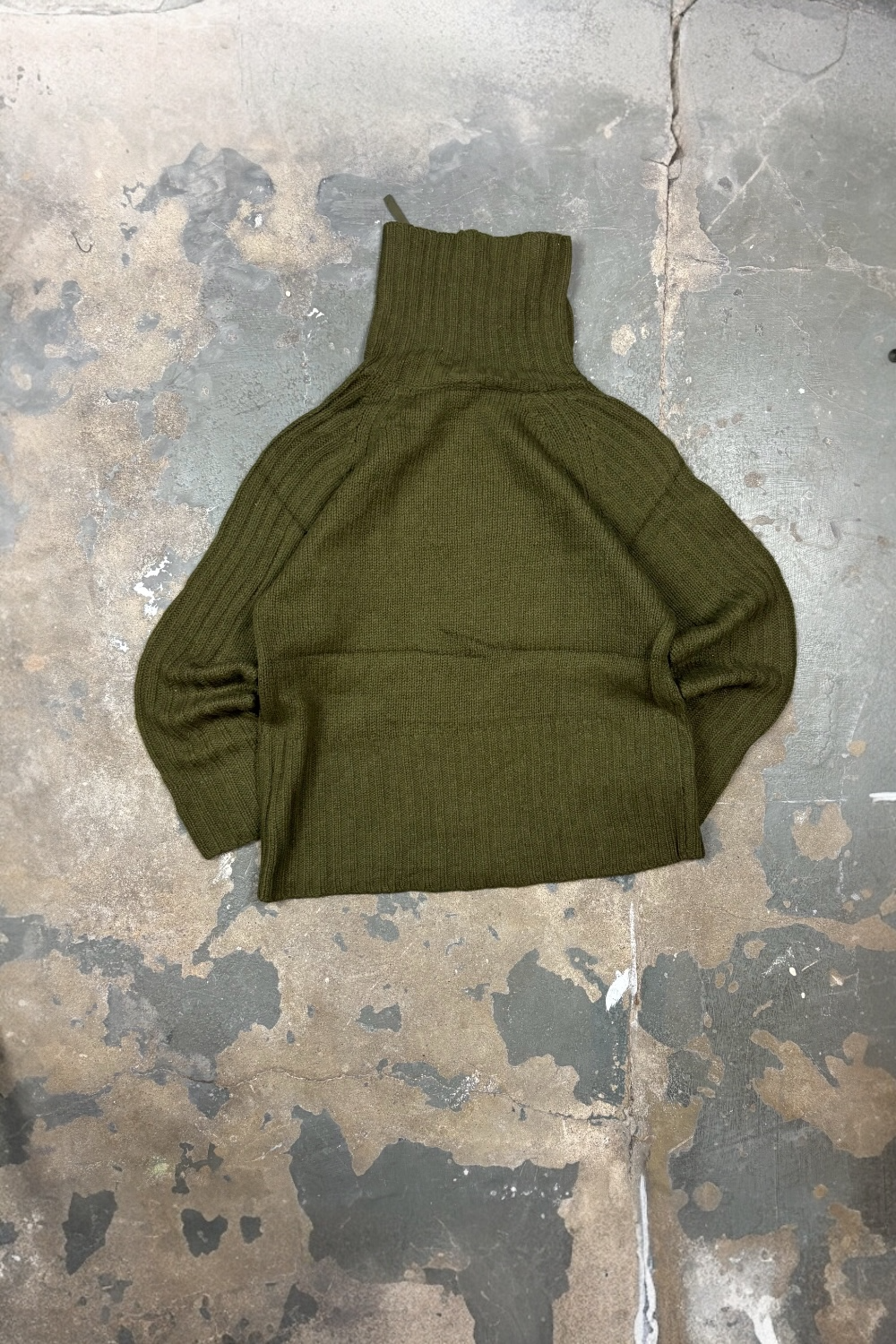 Vintage Diesel Zip Pullover 100% Wool Y2K Archive (M)