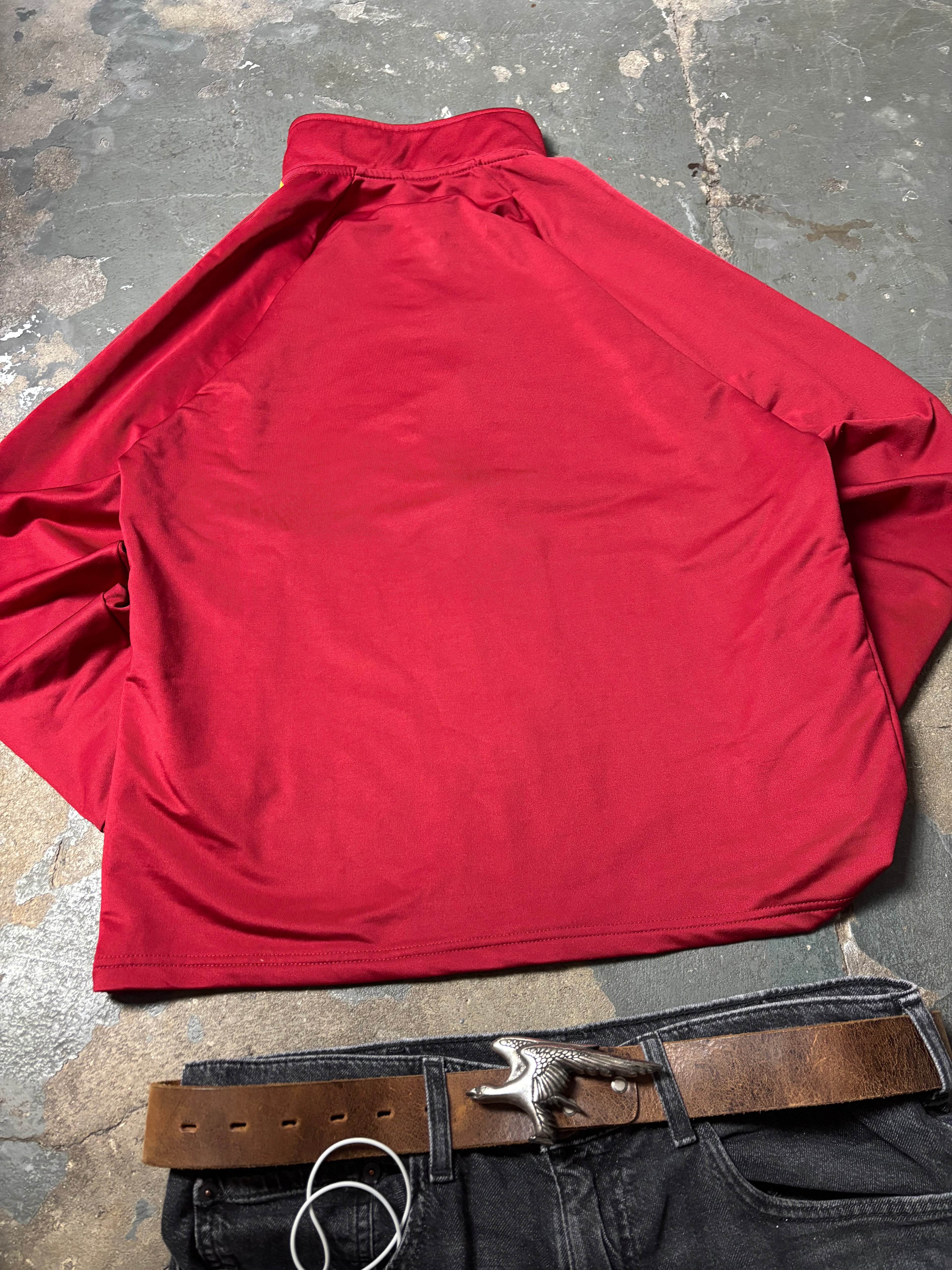 Vintage Spain RFEF Trackjacket – Rot / Gelb – M