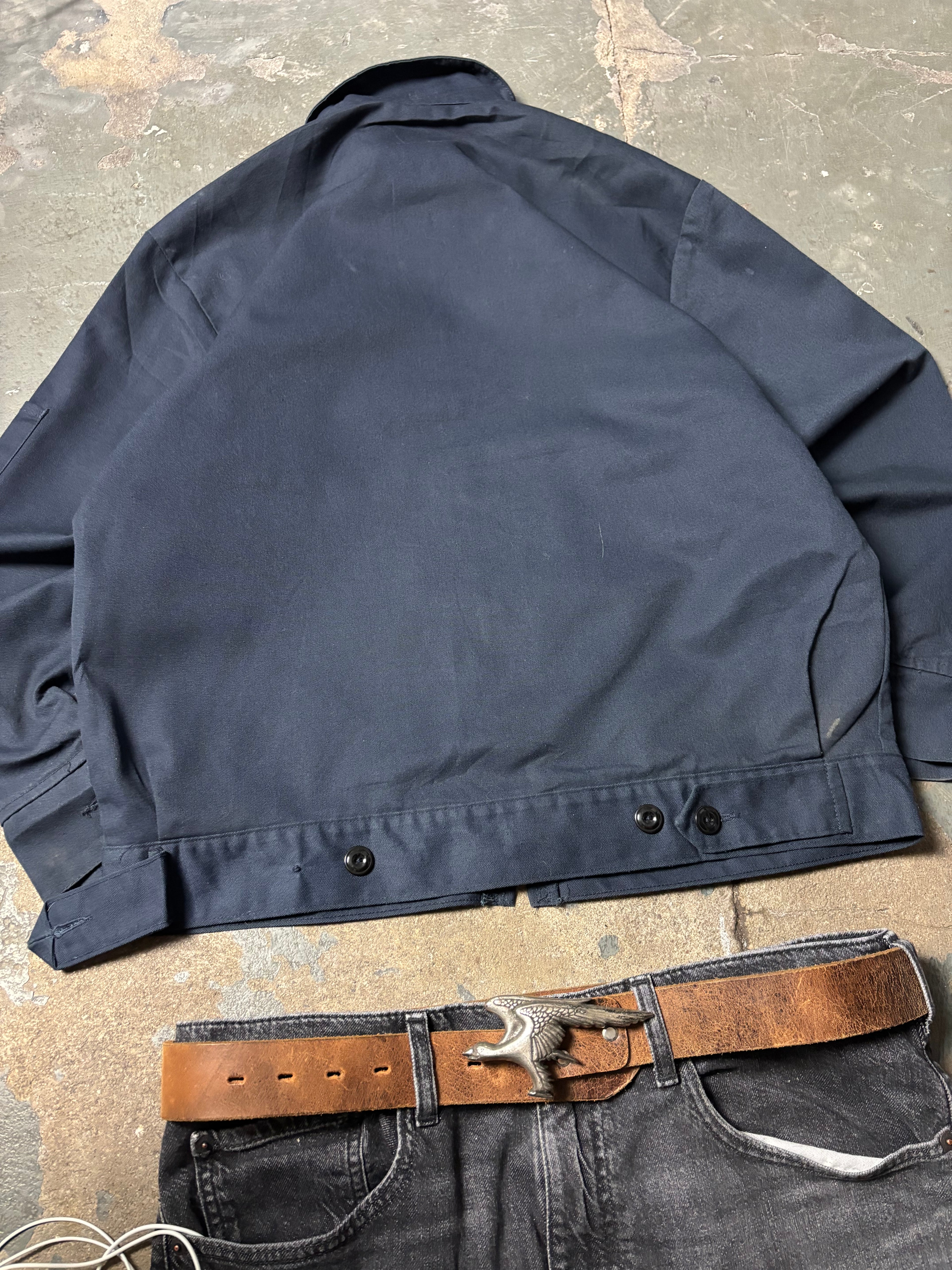 Vintage Dickies Workwear Jacke Navy Eisenhower Fit (M)
