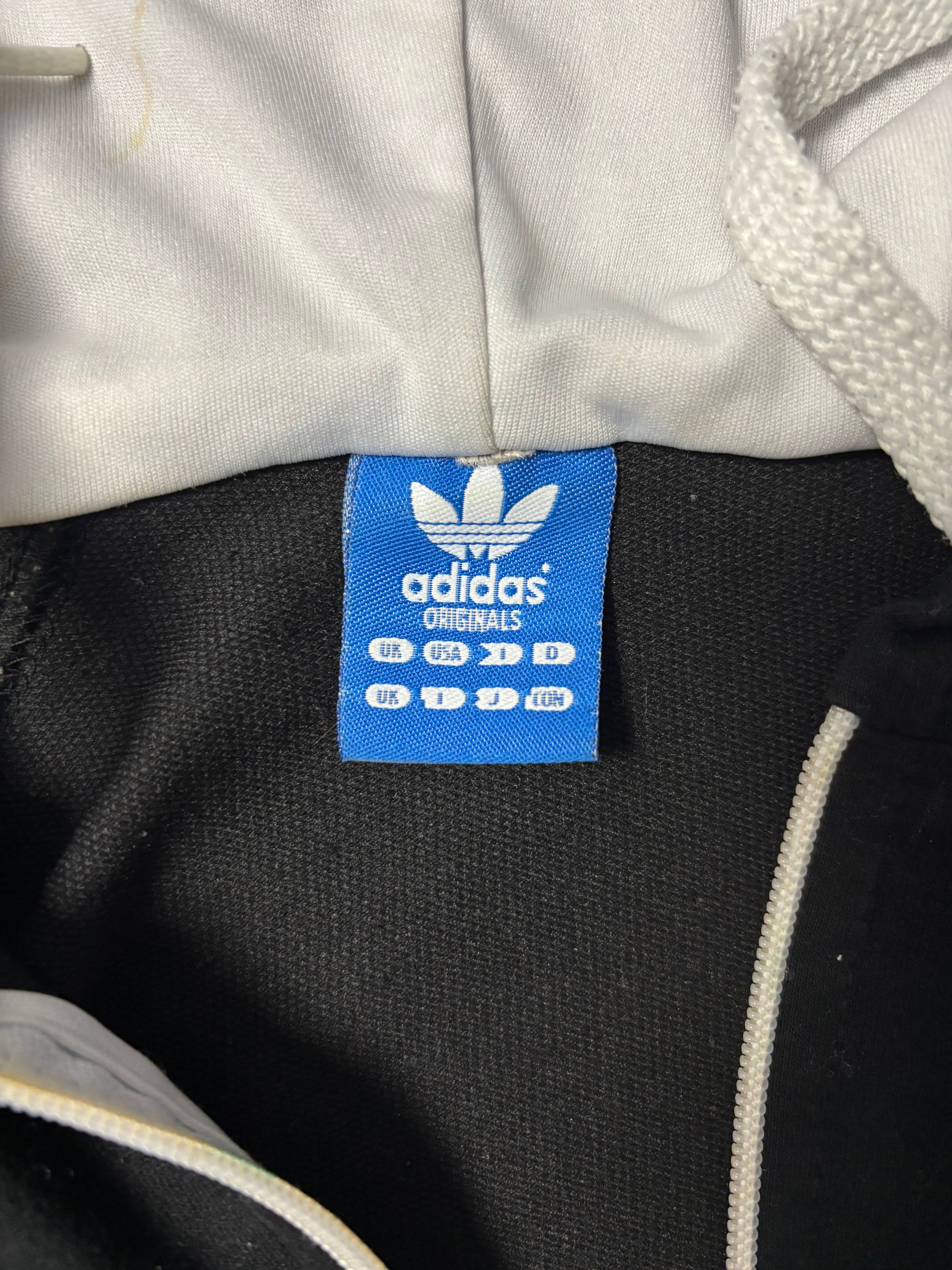 Vintage Adidas Zip Hoodie Schwarz | Y2K Track Jacket