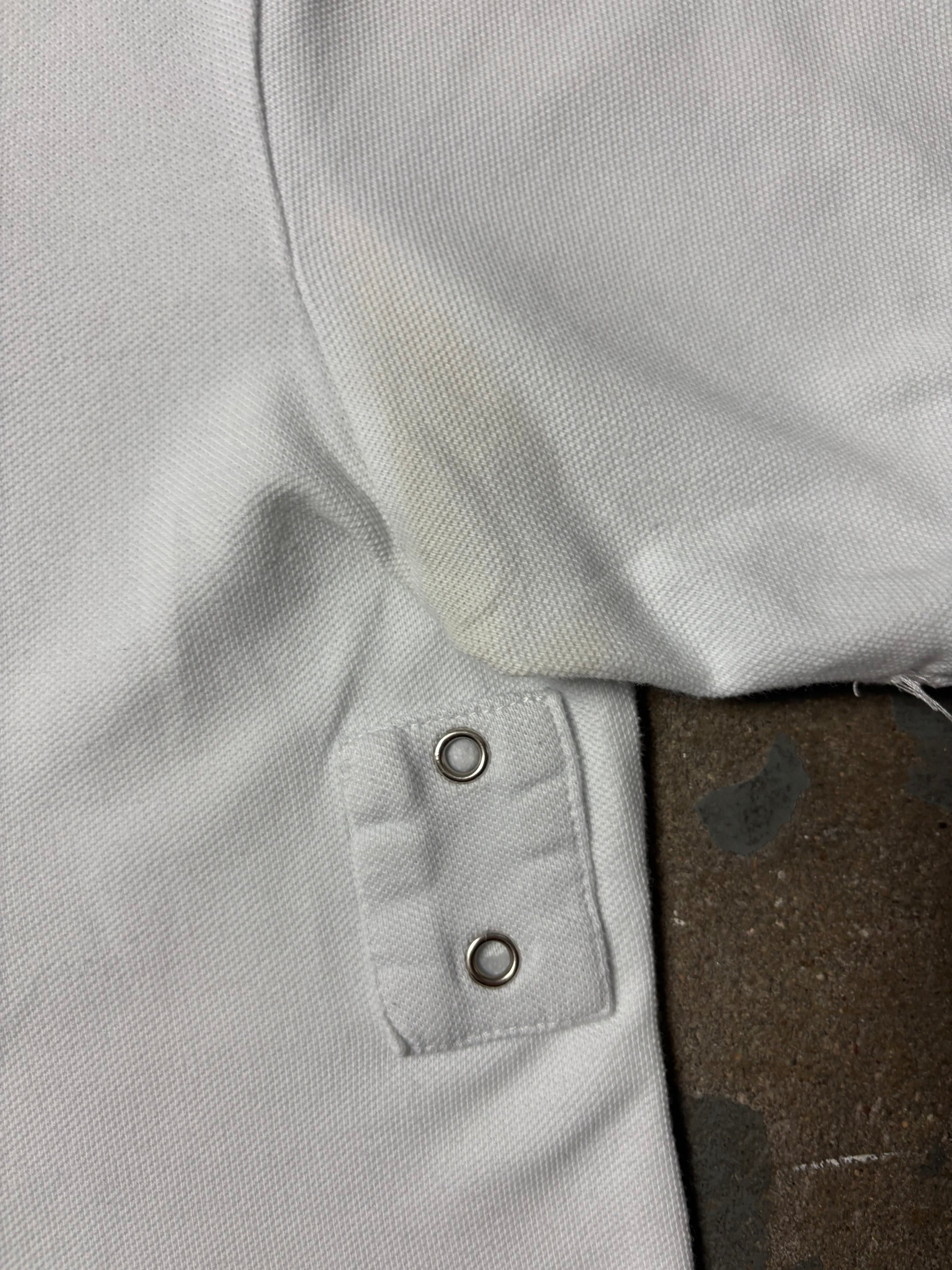 Vintage Polo Ralph Lauren Barcelona Crested Big Pony Polo Weiß L