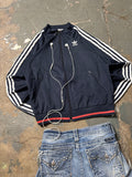 Vintage Adidas Originals Firebird Style Track Jacket Navy Y2K S