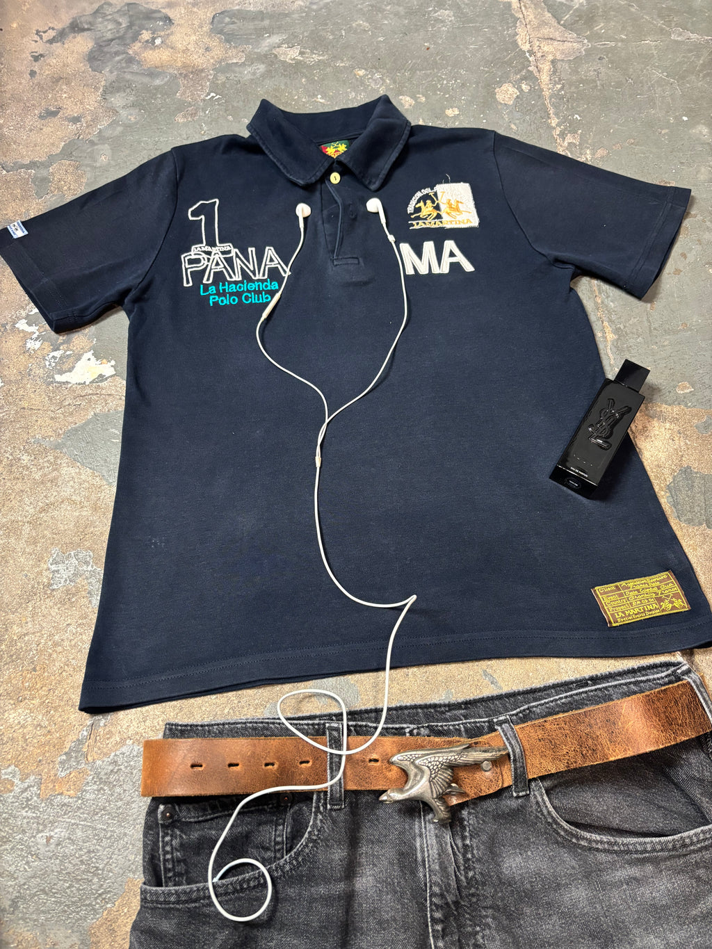 Vintage La Martina Polo "La Hacienda" | Old Money Archive | Navy