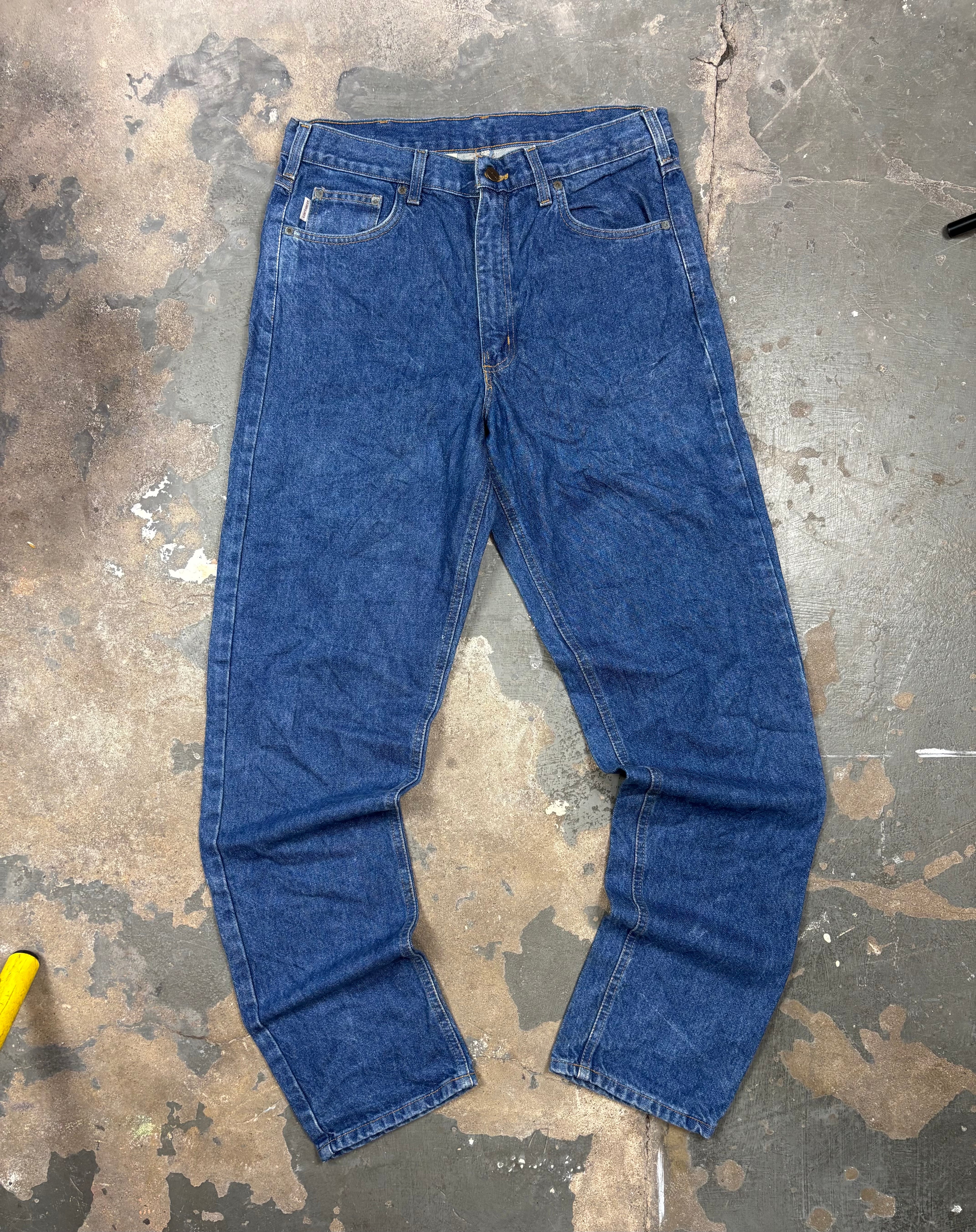 Vintage Carhartt B17 Denim Jeans Blue