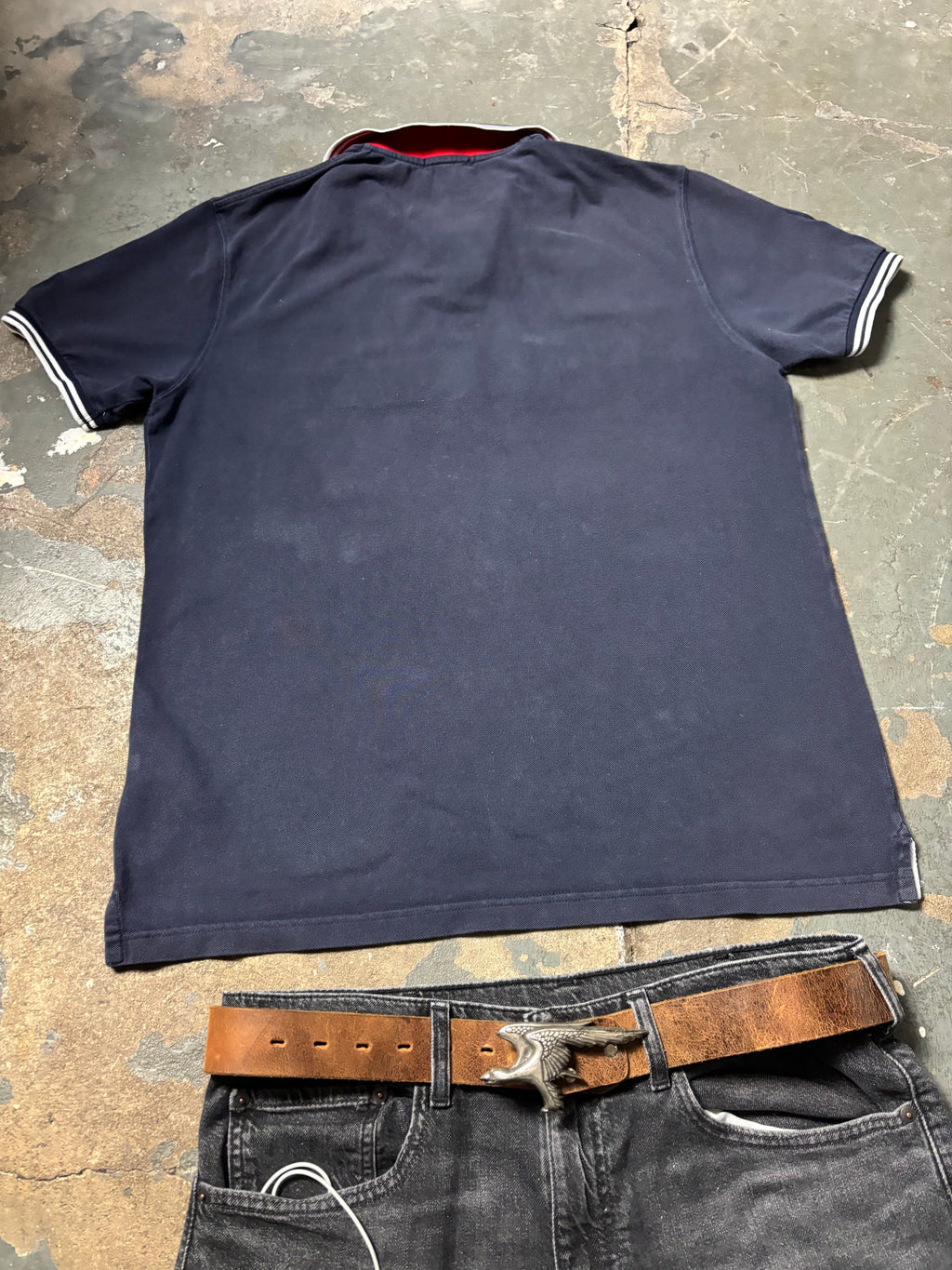 Hackett Vintage Hackett London Army Polo Team Shirt Navy