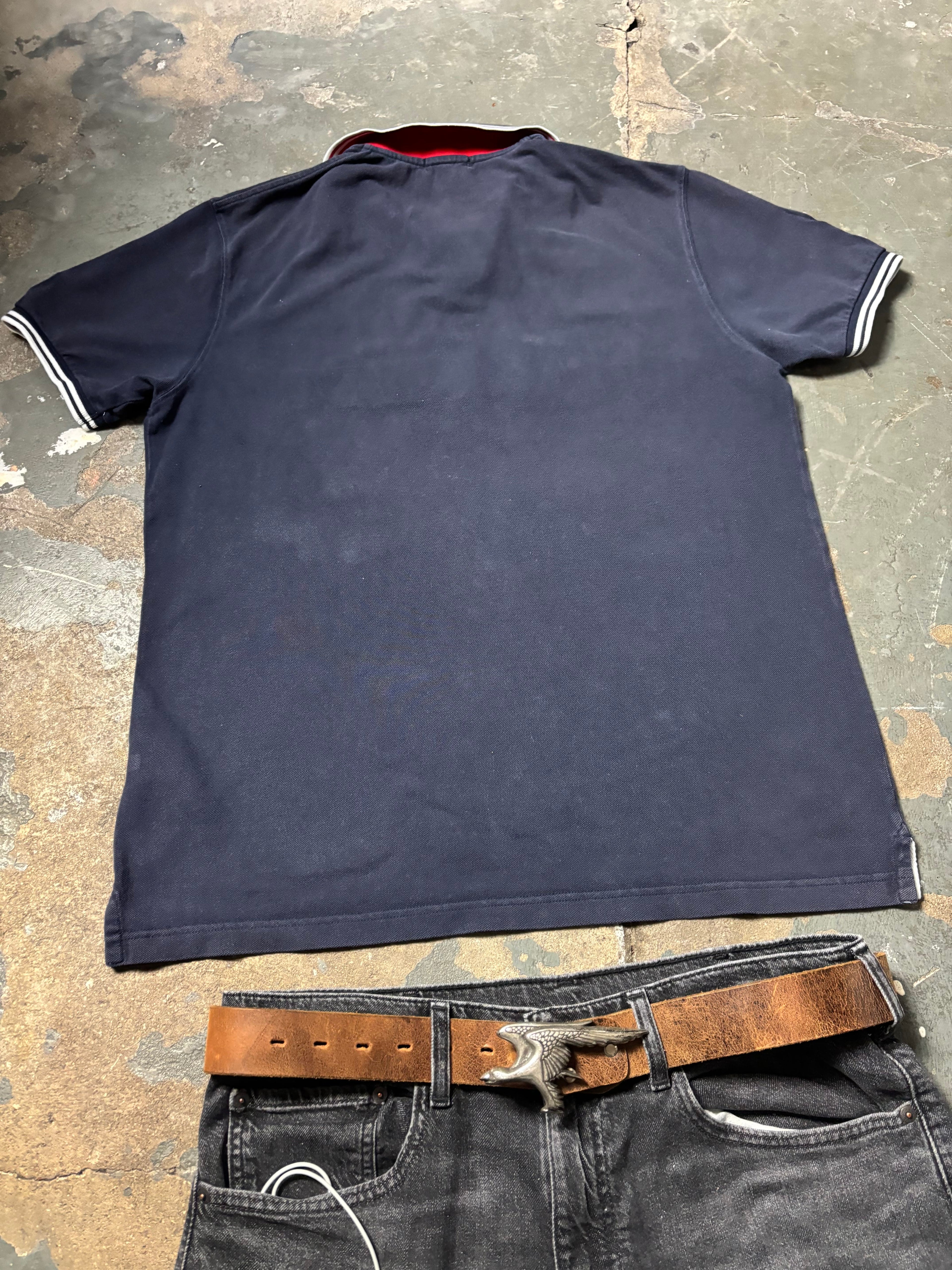 Hackett Vintage Hackett London Army Polo Team Shirt Navy