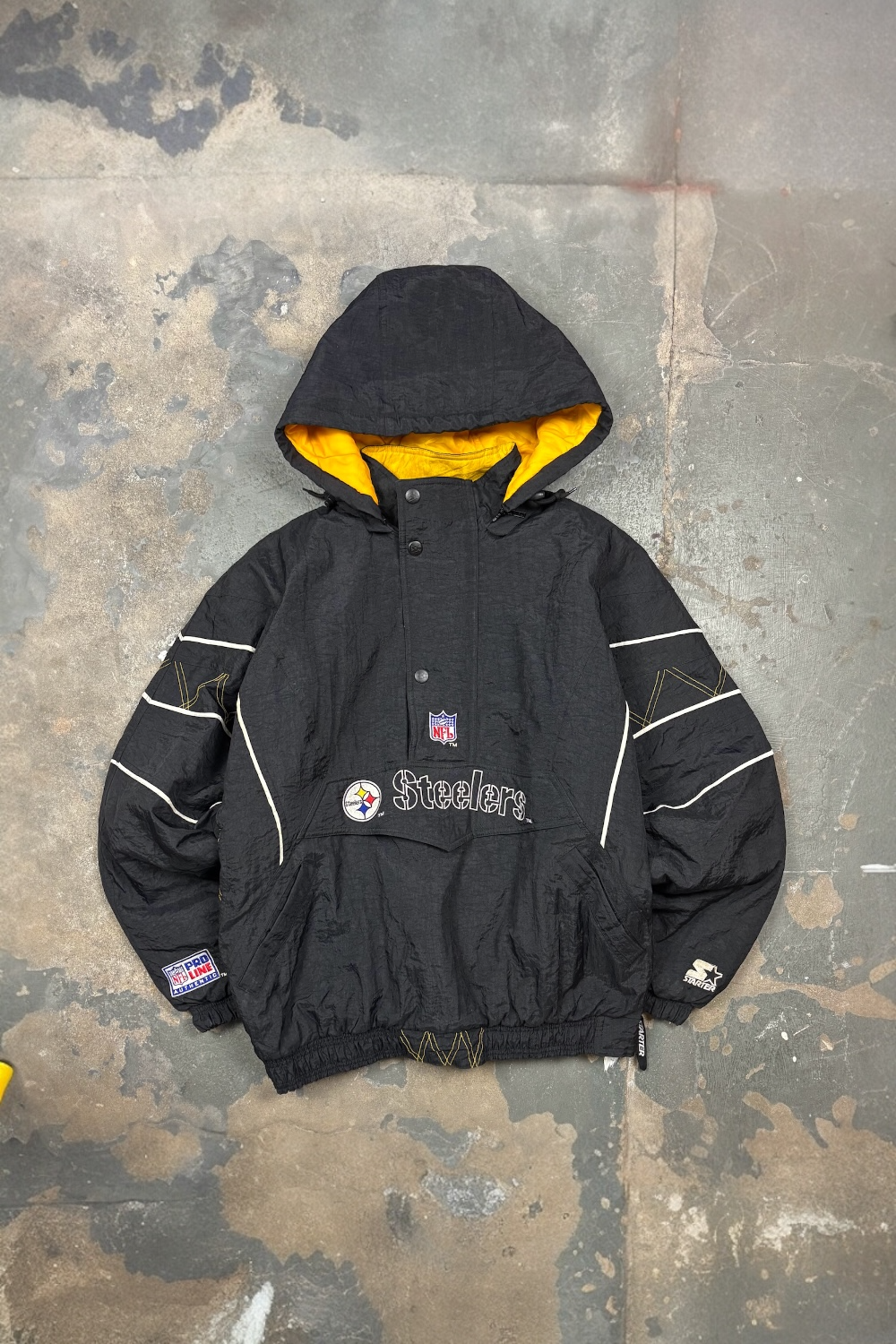 Vintage Pittsburgh Steelers Jacke | Starter Puffer 90s