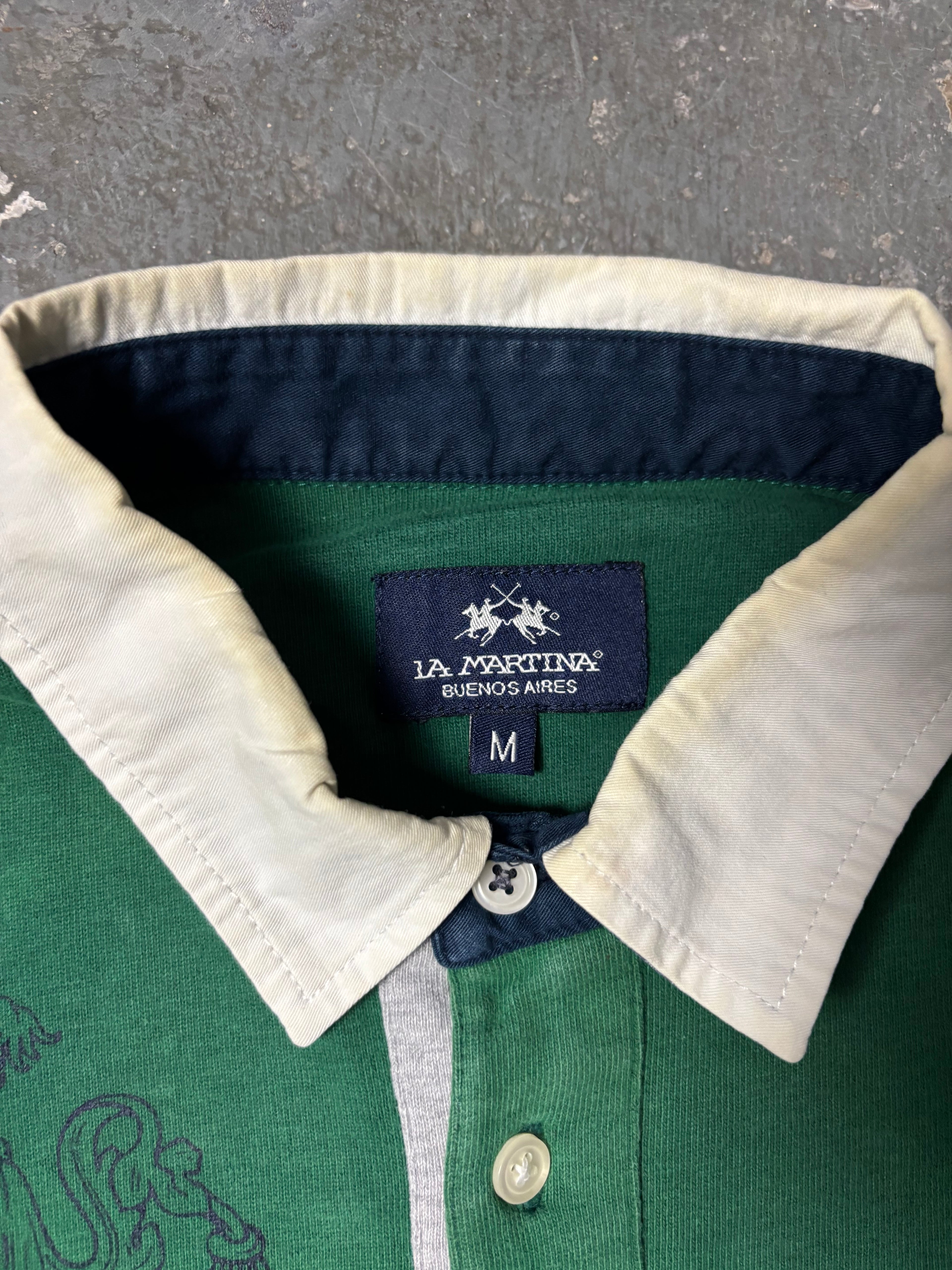 Vintage La Martina Rugby Polo | Old Money Archive | Green
