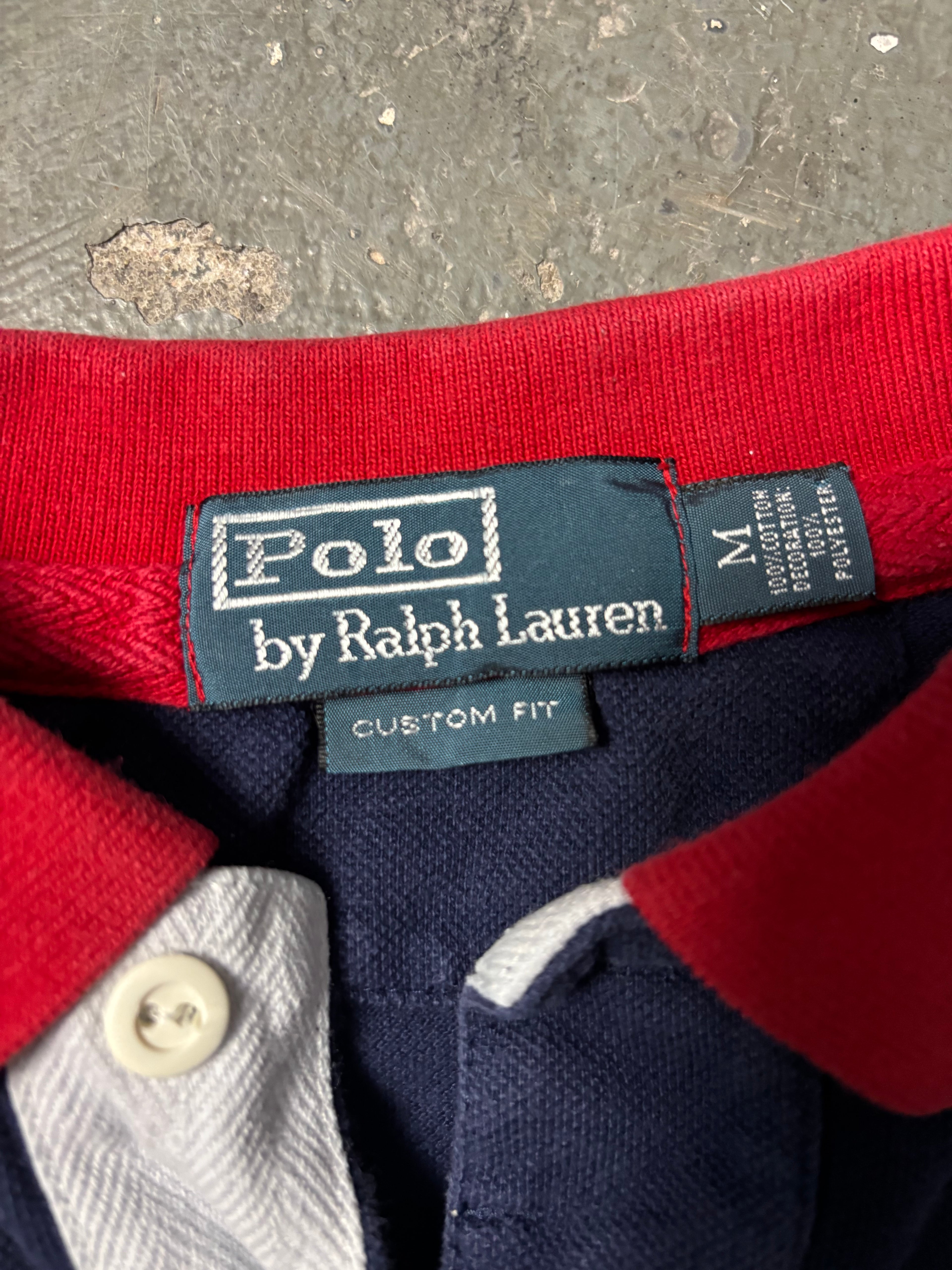 Vintage Polo Ralph Lauren PRL Club Challenge Cup Shirt Navy