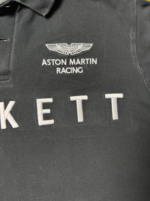 Vintage Hackett Aston Martin Racing Polo Nr. 95 Schwarz