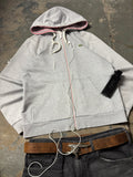 Vintage Lacoste Zipper Grau