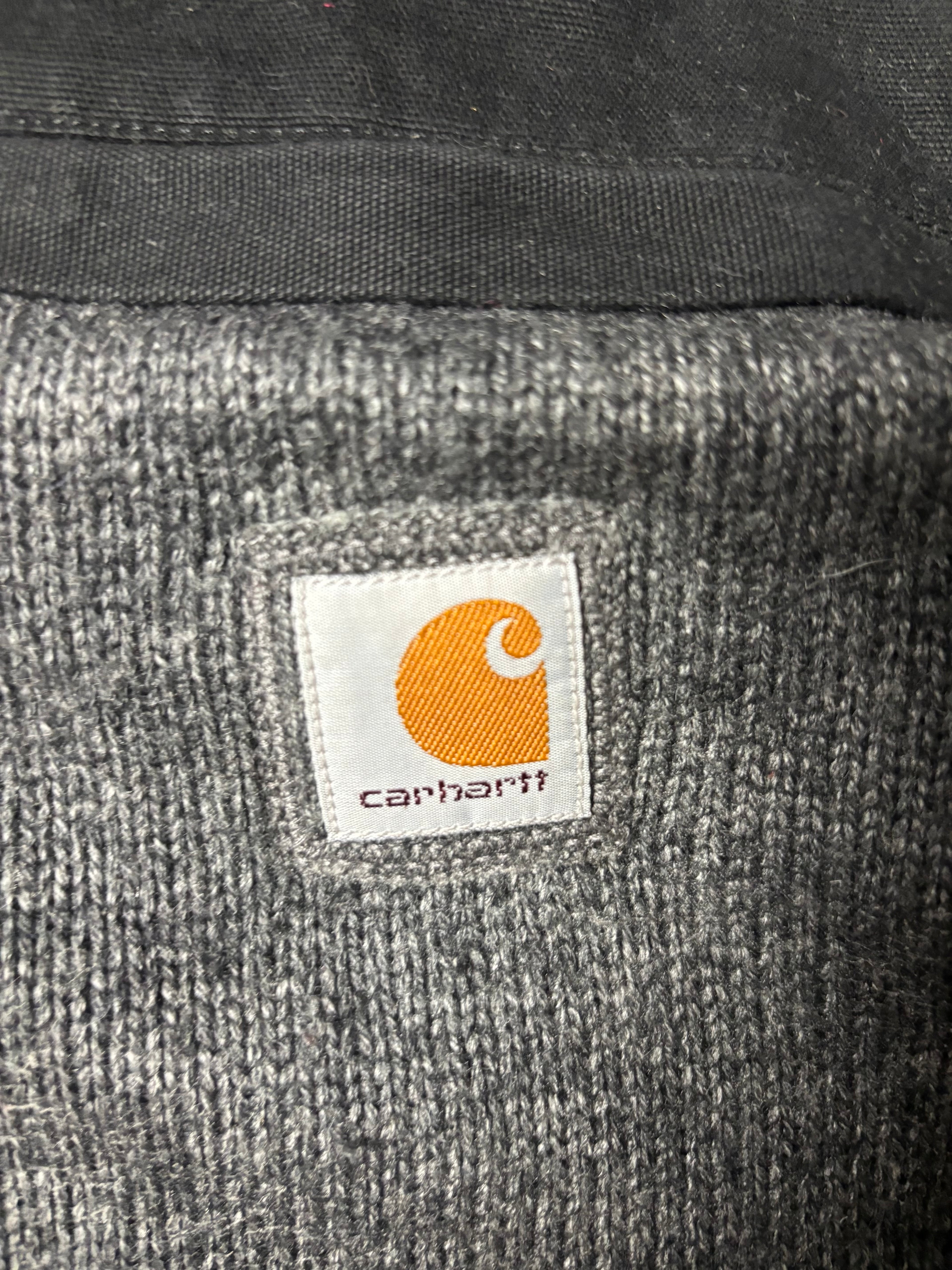 Vintage Carhartt Half-Zip Pullover Gorpcore Strick (M)