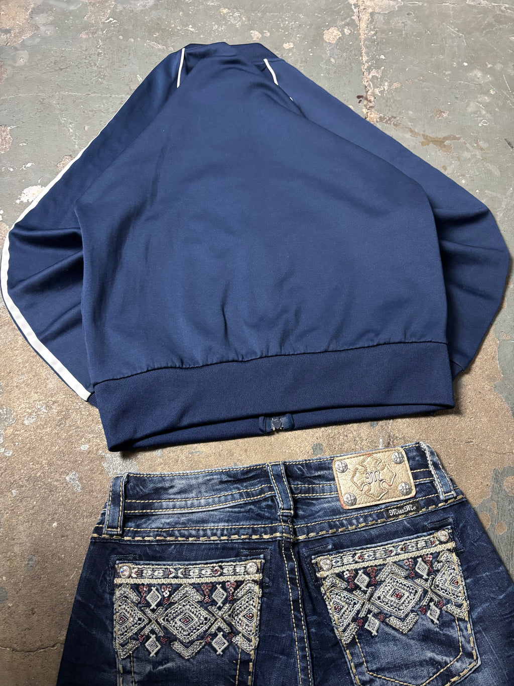 Vintage Adidas Originals Firebird Track Jacket Navy