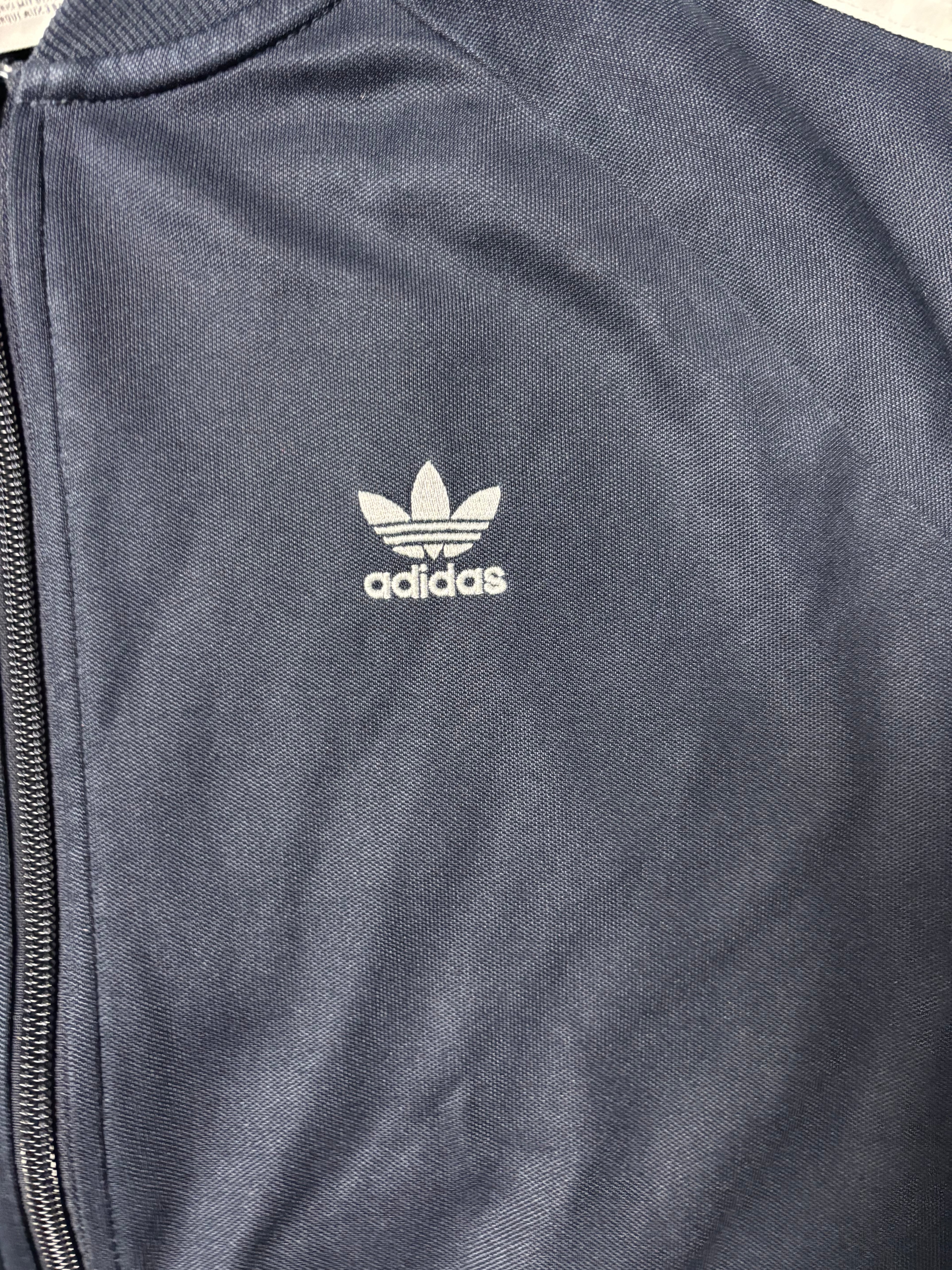 Vintage Adidas Originals Firebird Style Track Jacket Navy Y2K S