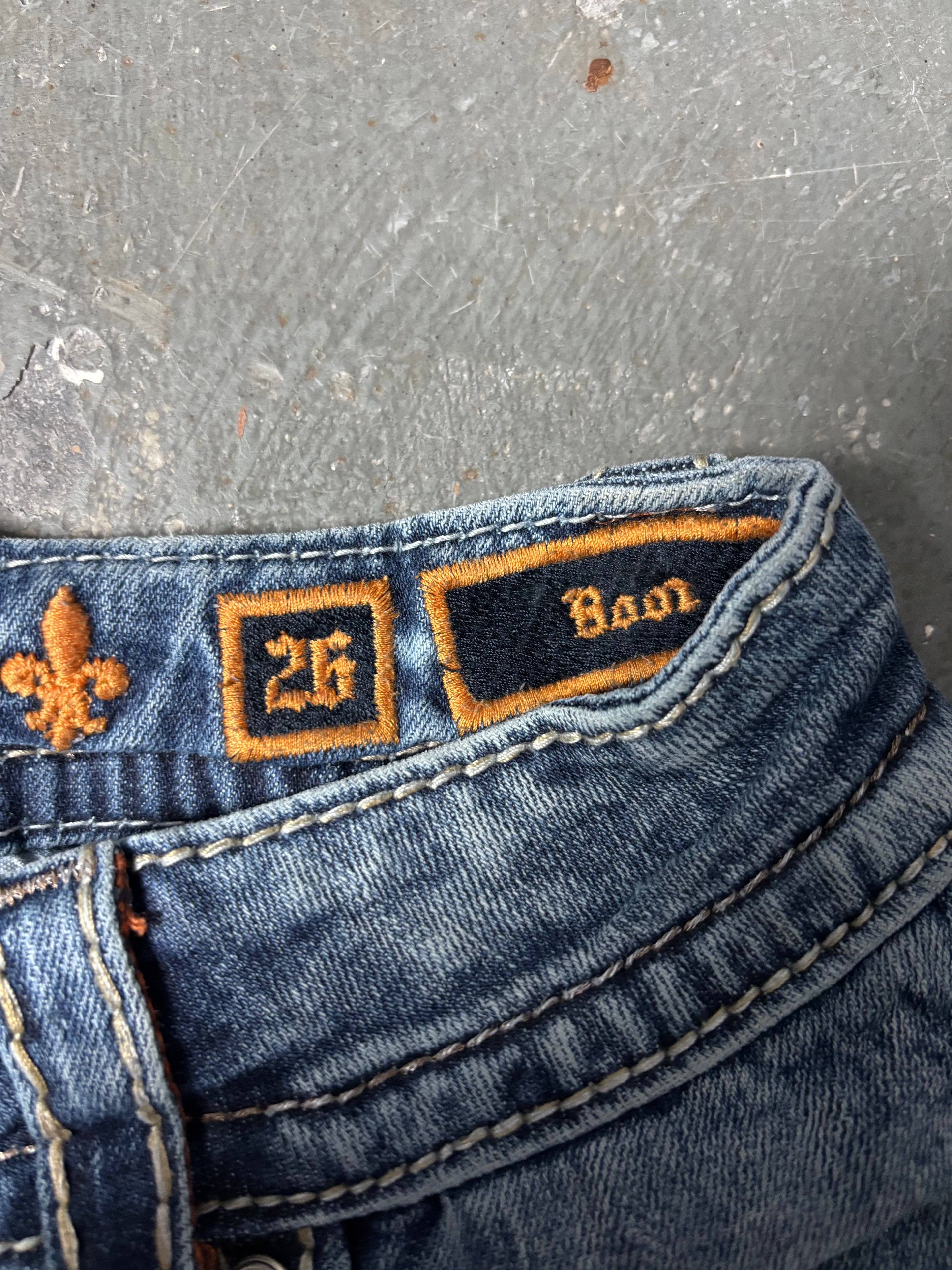 Vintage Rock Revival Flared Bootcut Jeans