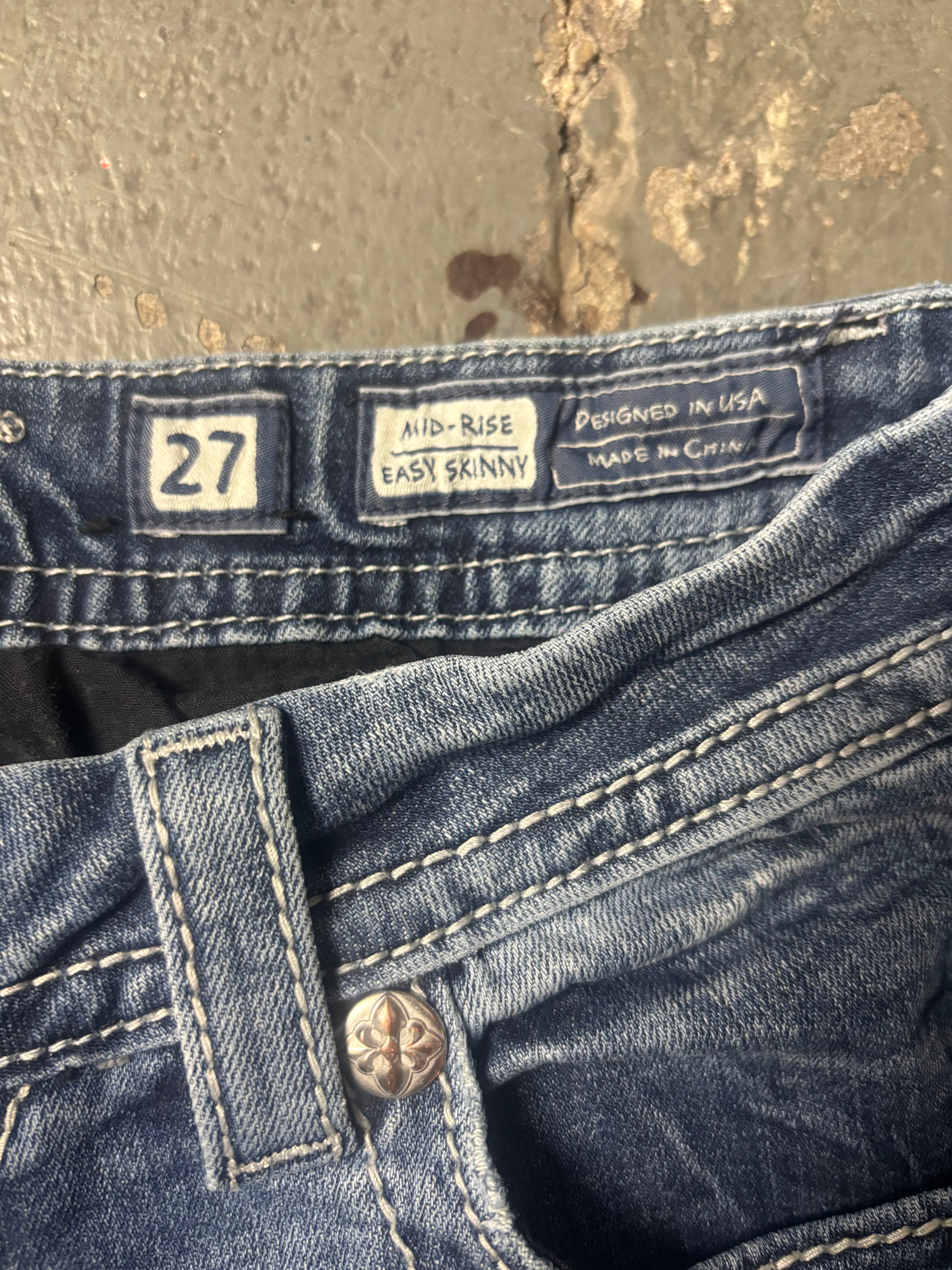 Vintage Miss Me Jeans Rhinestone | Distressed W27