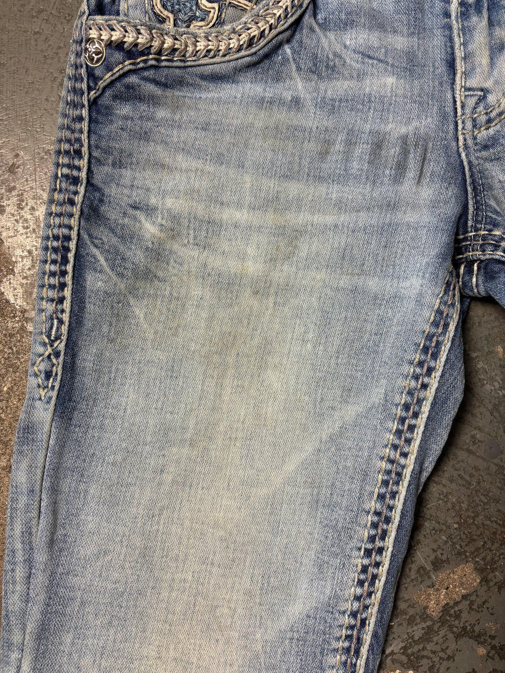 Vintage Rock Revival Jeans Tomek | Flared Pants W27