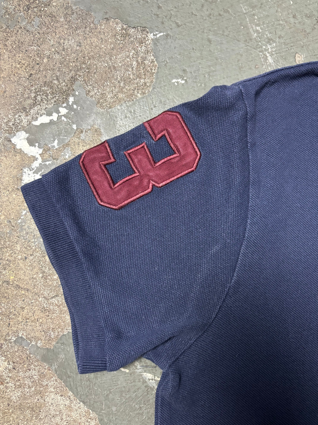 Vintage Polo Ralph Lauren Big Pony Nr. 3 Polo Navy Custom Fit