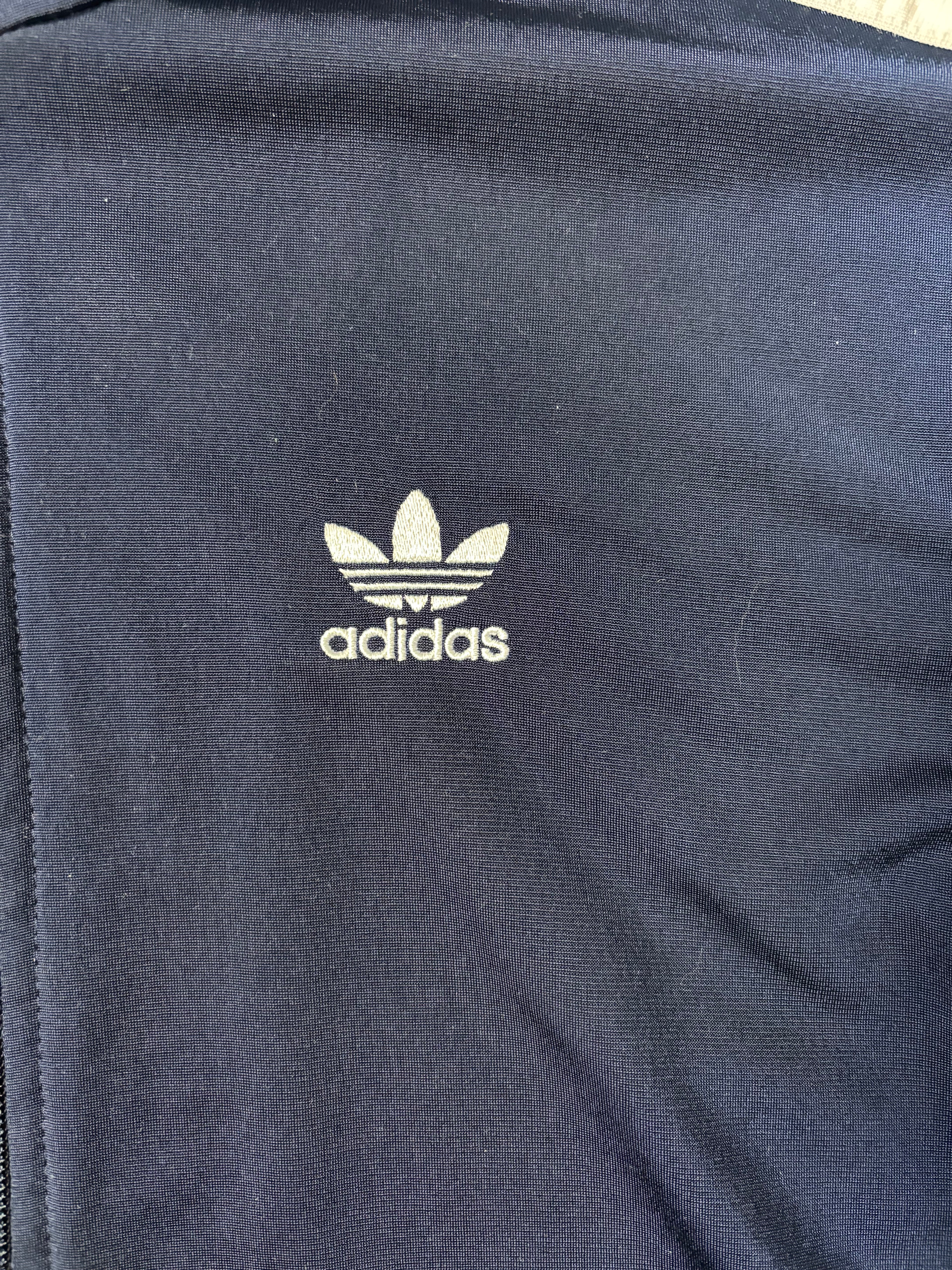 Vintage Adidas Firebird Trainingsjacke Navy Blau