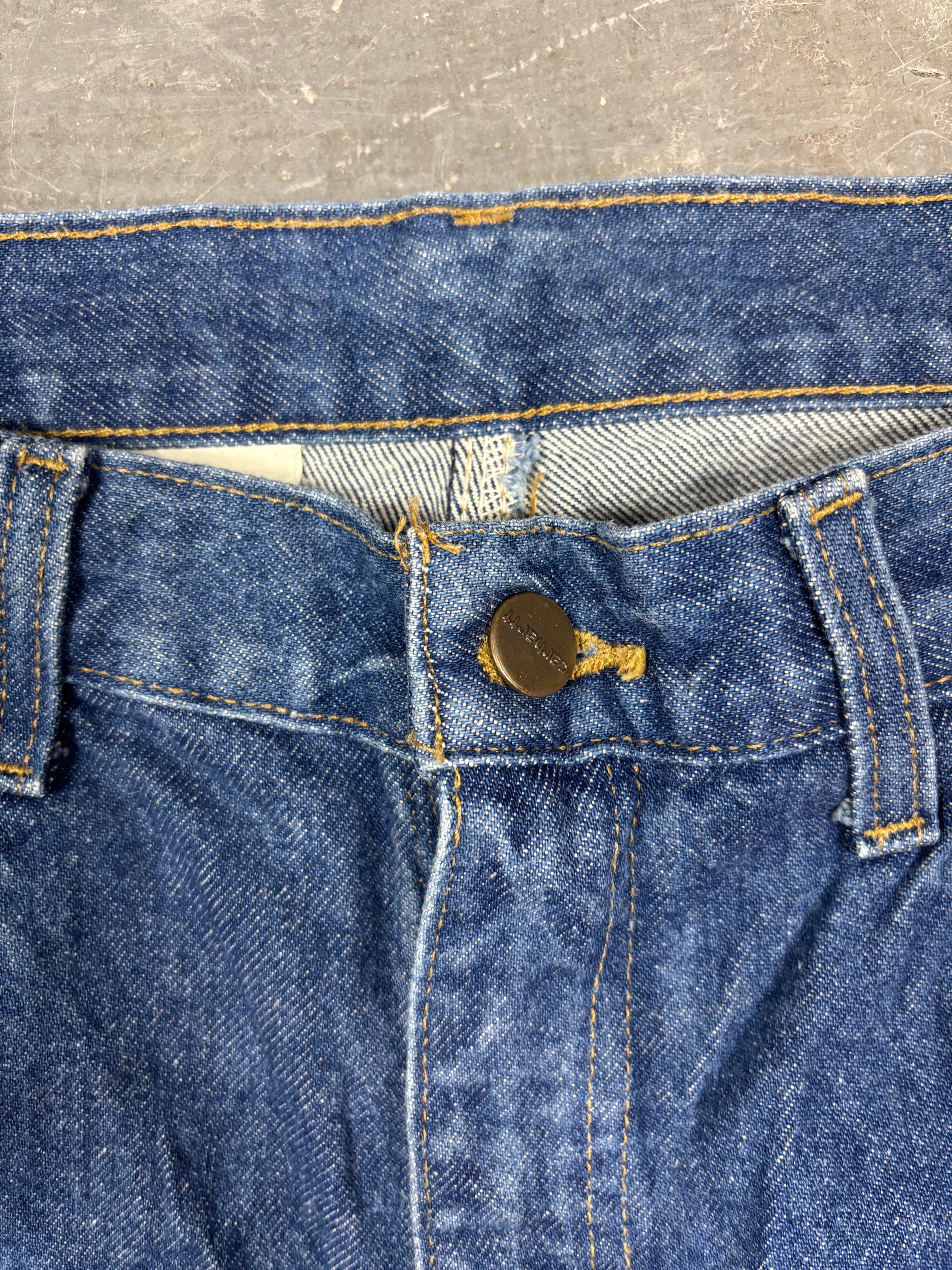 Vintage Carhartt B17 Denim Jeans Blue