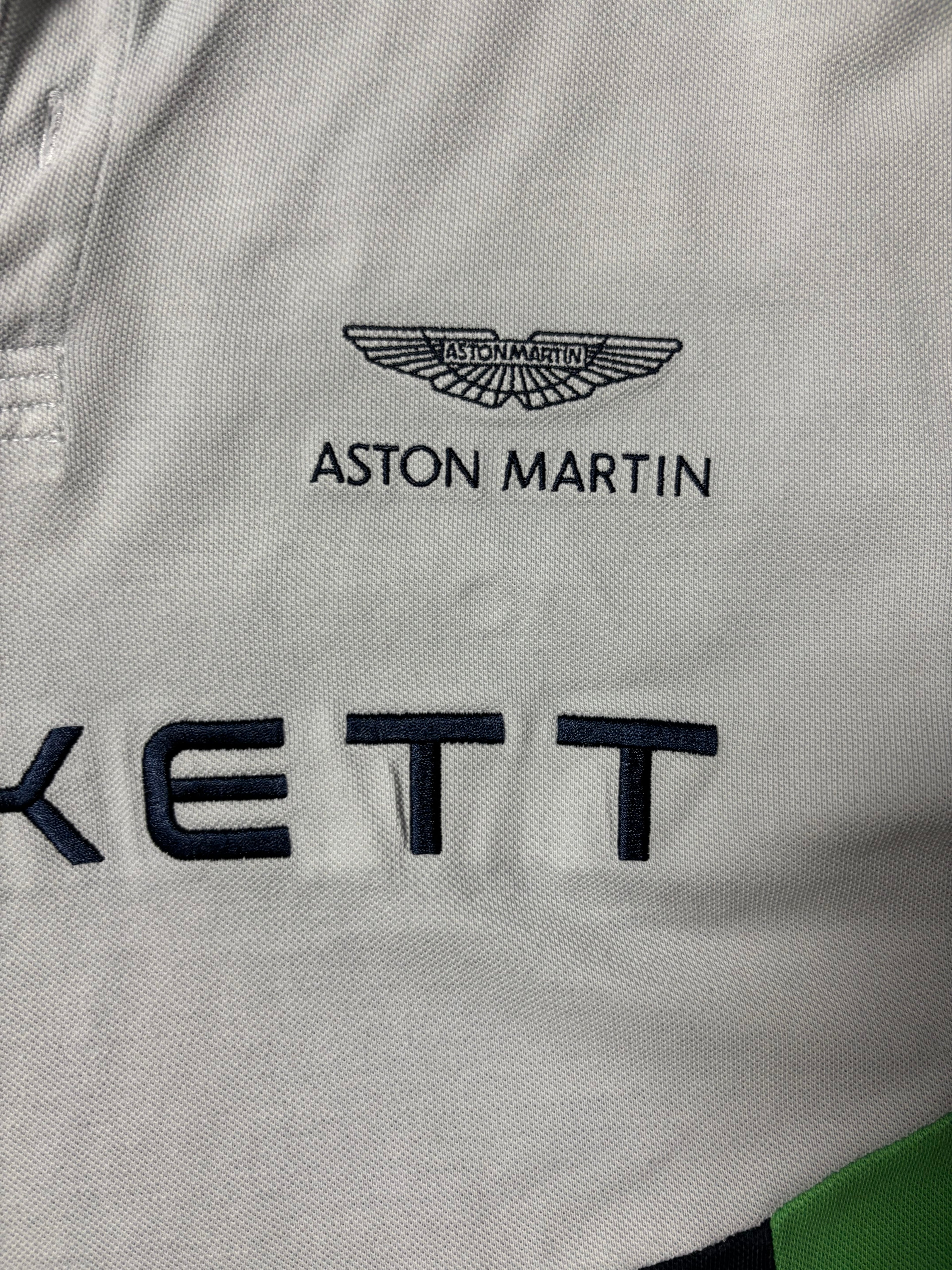 Vintage Hackett AMR Aston Martin Racing Polo Colorblock