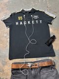 Vintage Hackett Aston Martin Racing Polo Nr. 95 Schwarz