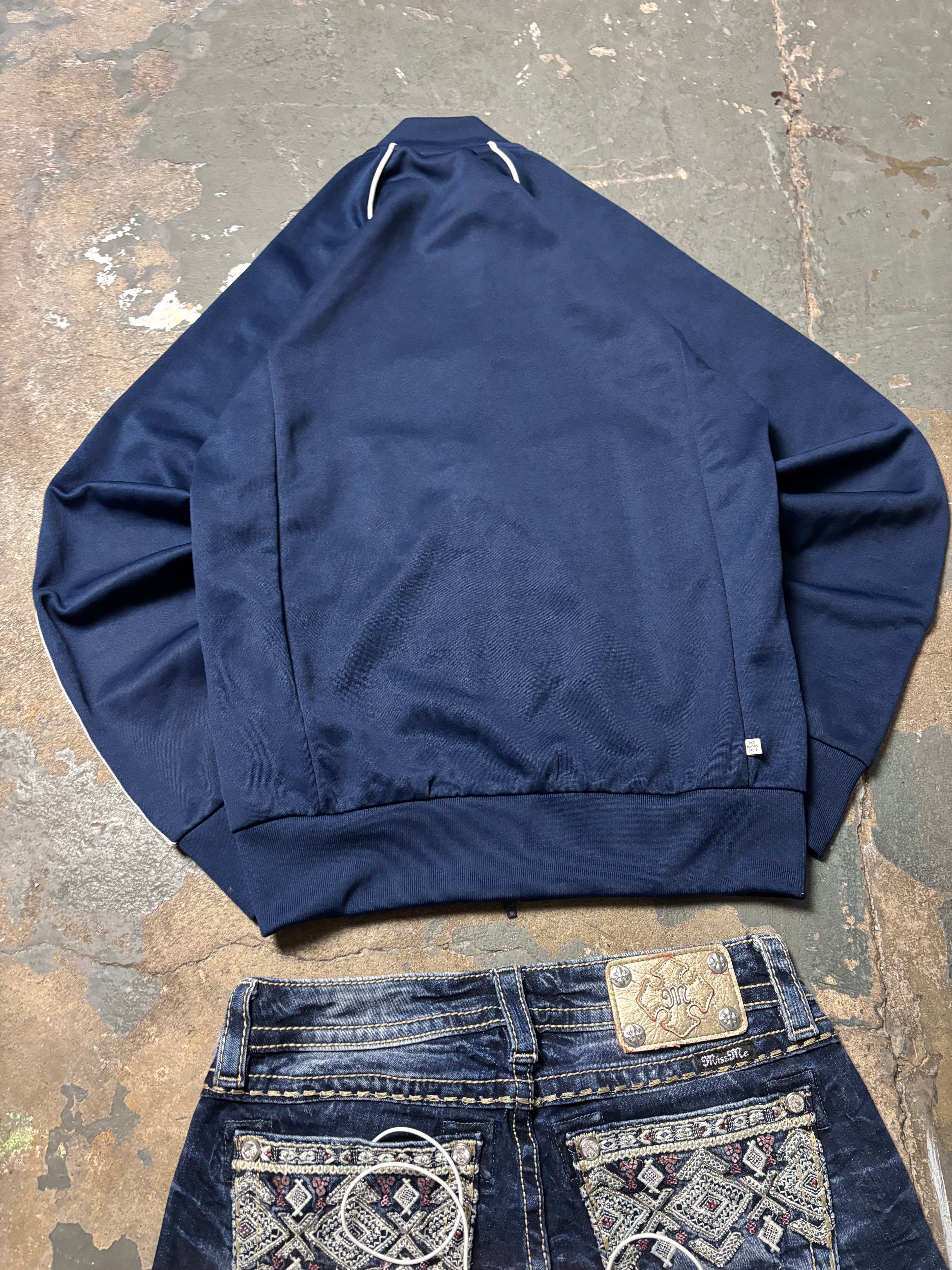 Adidas Originals Firebird Style Track Jacket Navy Parley