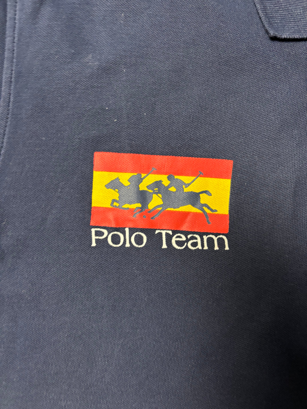 Vintage Valecuatro España Polo Team Crested Polo Navy