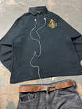Ralph Lauren Vintage Polo Ralph Lauren Established 1967 Crest Rugby Longsleeve Schwarz
