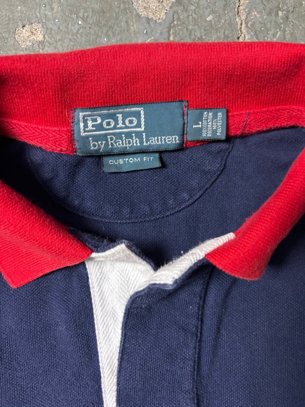 Vintage Polo Ralph Lauren PRL Club Shirt Navy