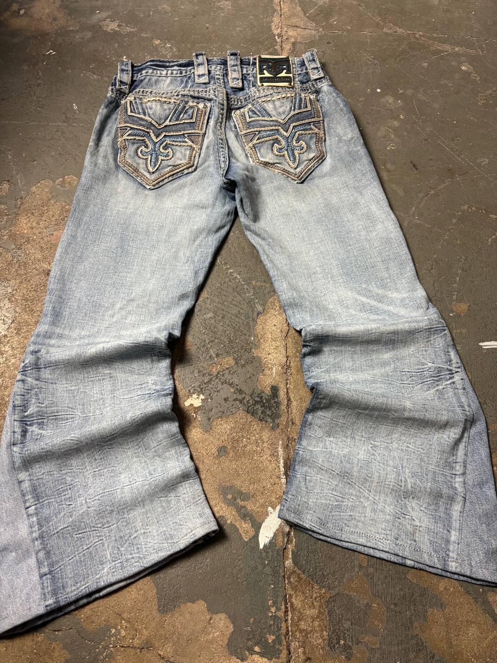 Vintage Rock Revival Jeans Tomek | Flared Pants W27