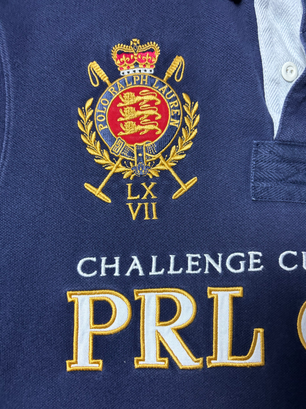 Vintage Polo Ralph Lauren PRL Club Challenge Cup Shirt Navy