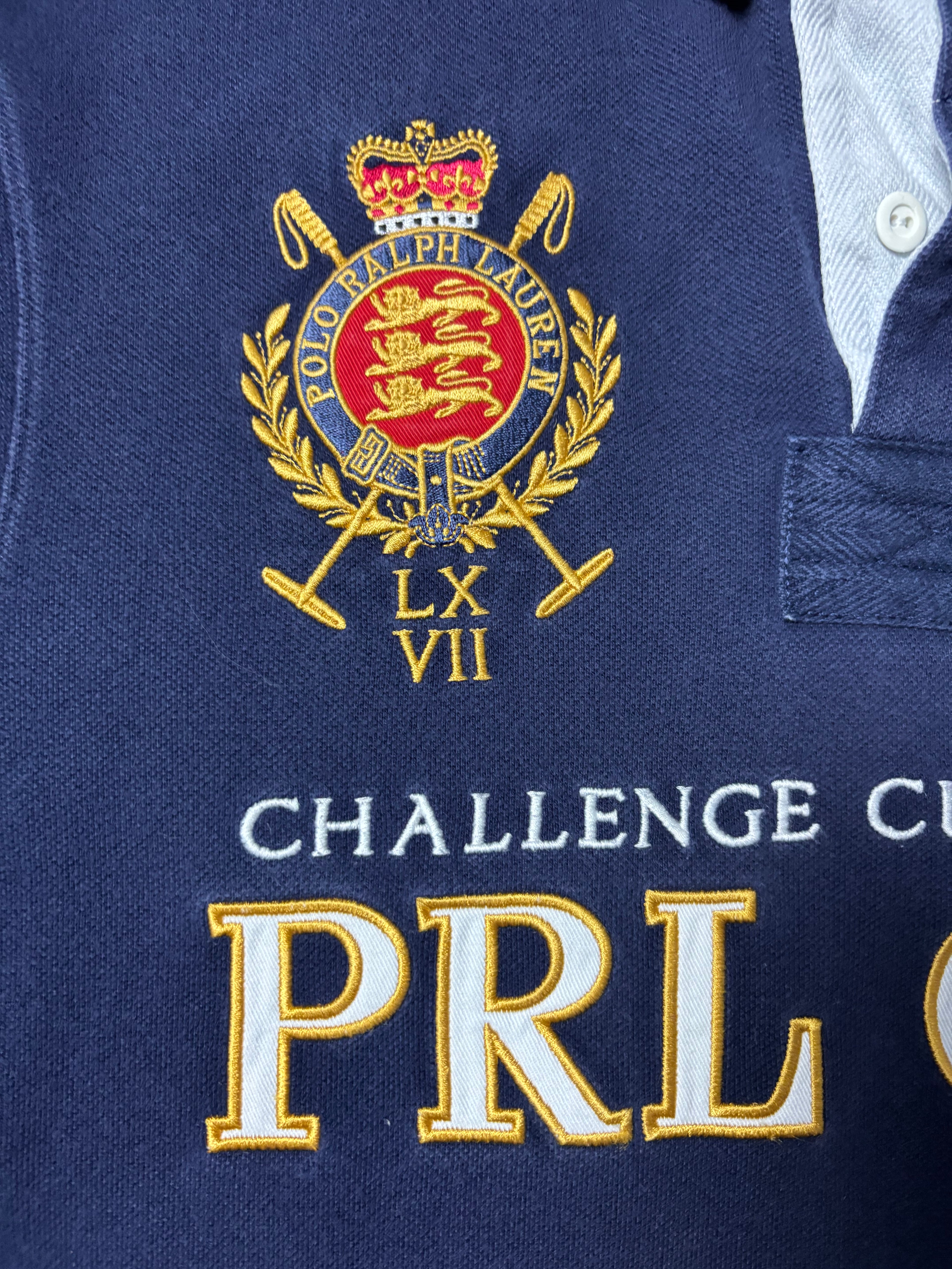 Vintage Polo Ralph Lauren PRL Club Challenge Cup Shirt Navy