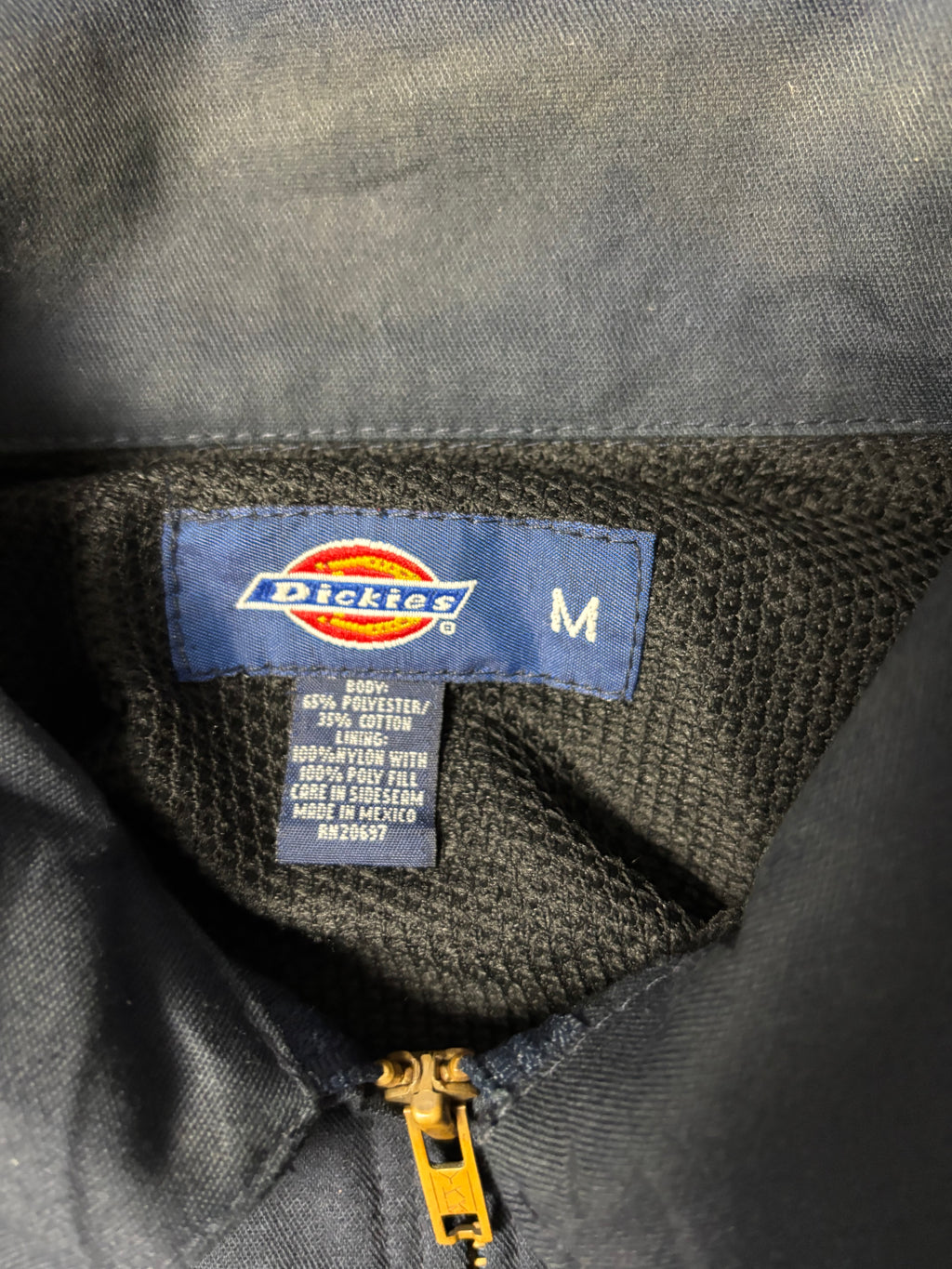 Vintage Dickies Workwear Jacke Navy Eisenhower Fit (M)