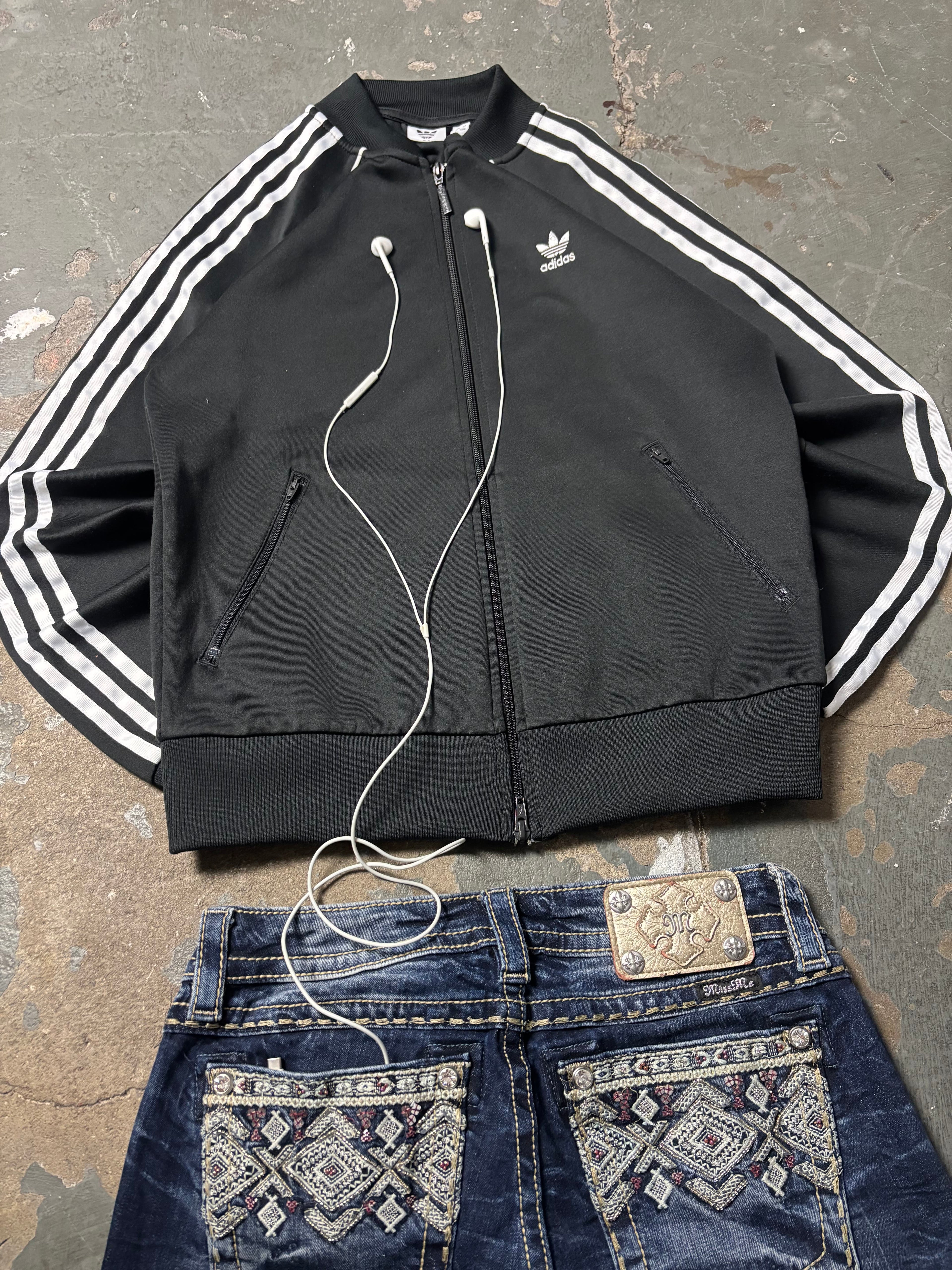 adidas Vintage Adidas Originals SST Track Jacket Schwarz Y2K