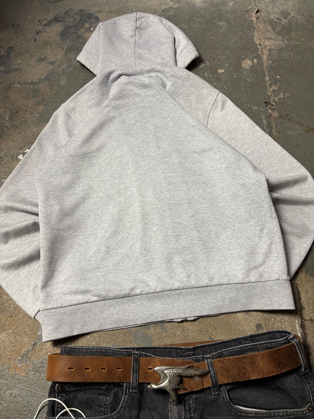 Vintage Lacoste Zipper Grau
