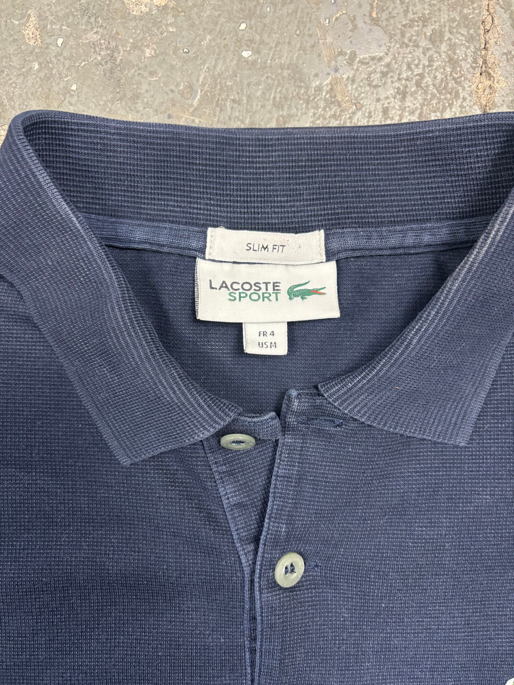 Vintage Lacoste Poloshirt Navy Blau Boxy Fit