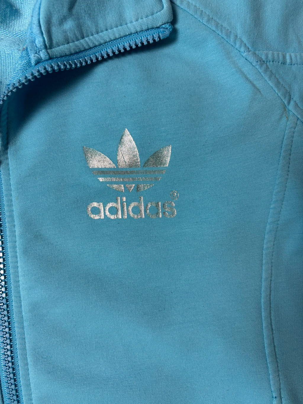 Vintage Adidas Firebird Trainigsjacke Babyblau