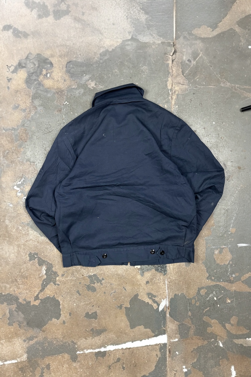 Vintage Dickies Workwear Jacket Navy Eisenhower Fit (M)