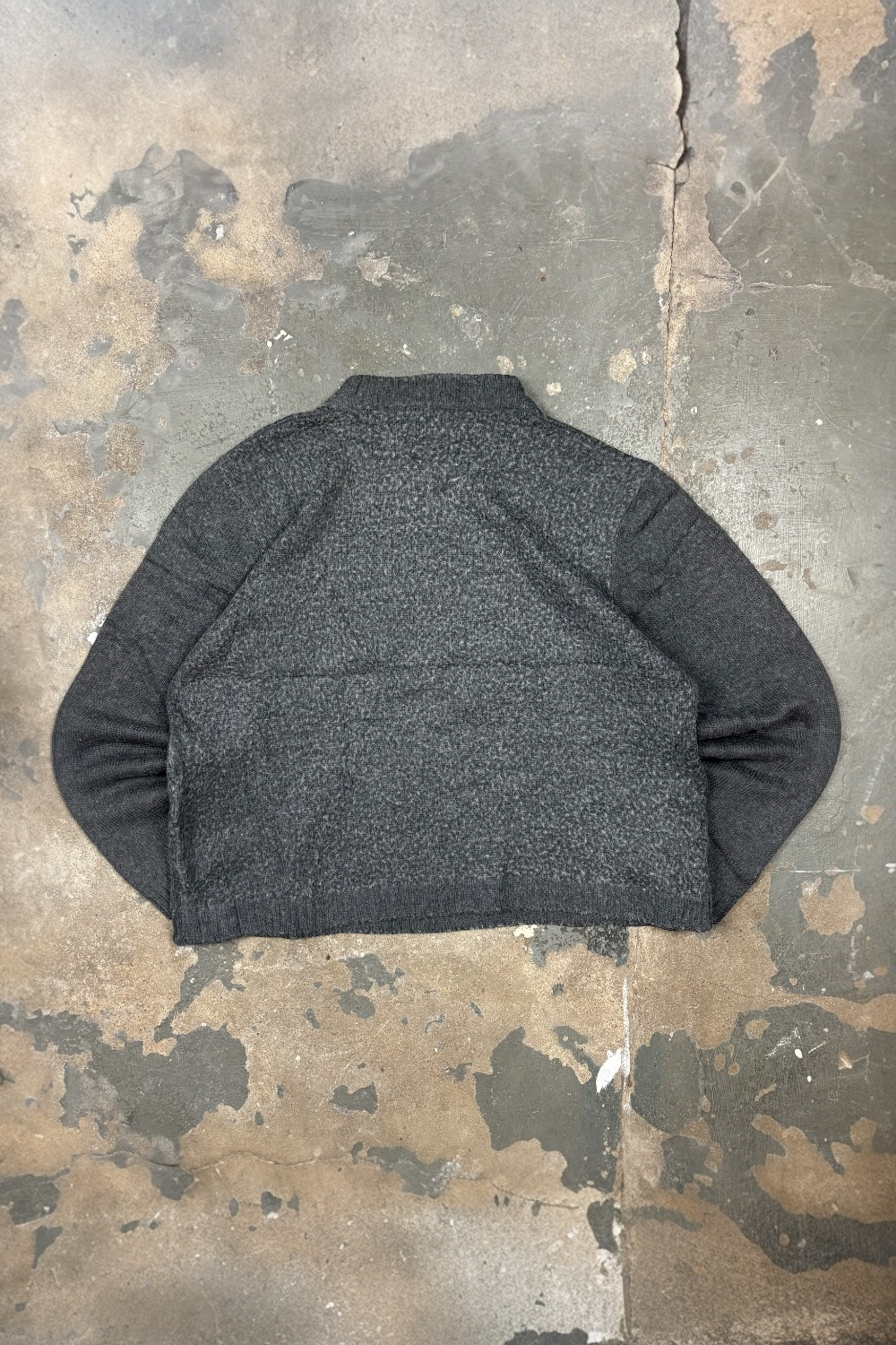 Vintage Diesel Grey Y2K Knit Sweater (M)