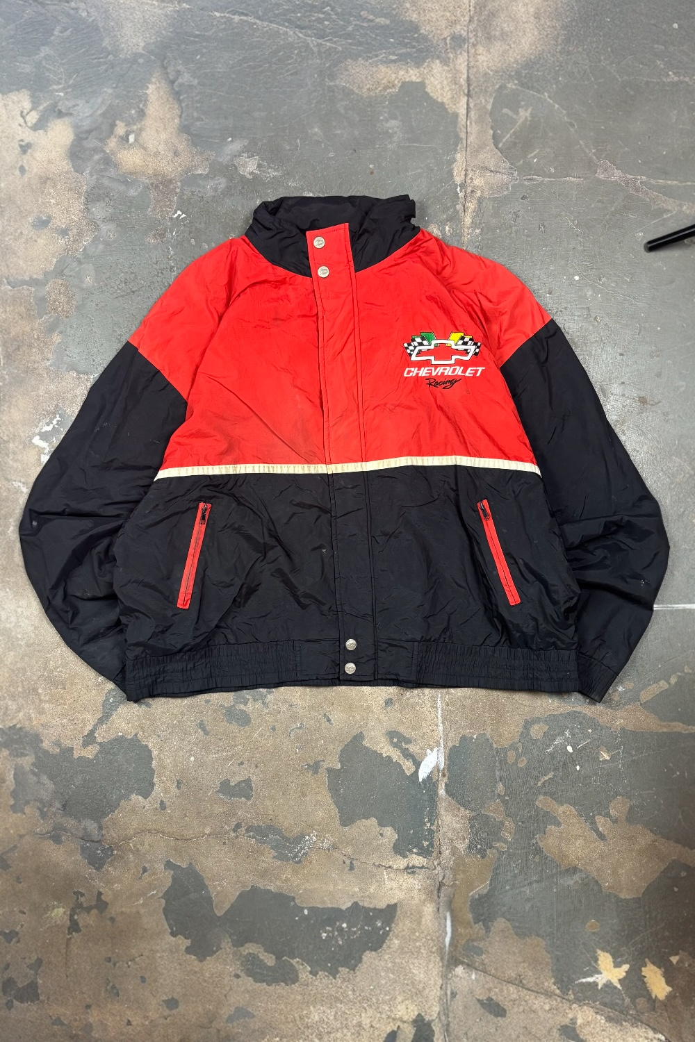 Vintage Chevrolet Racing NASCAR Jacke Mechanic Look (XXL)