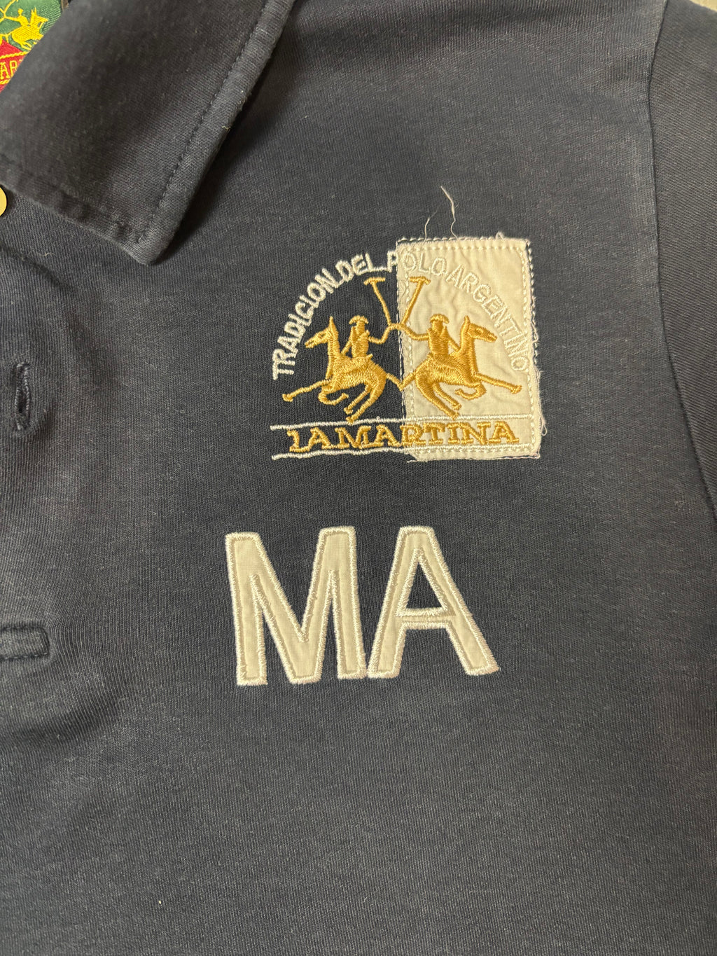 Vintage La Martina Polo "La Hacienda" | Old Money Archive | Navy