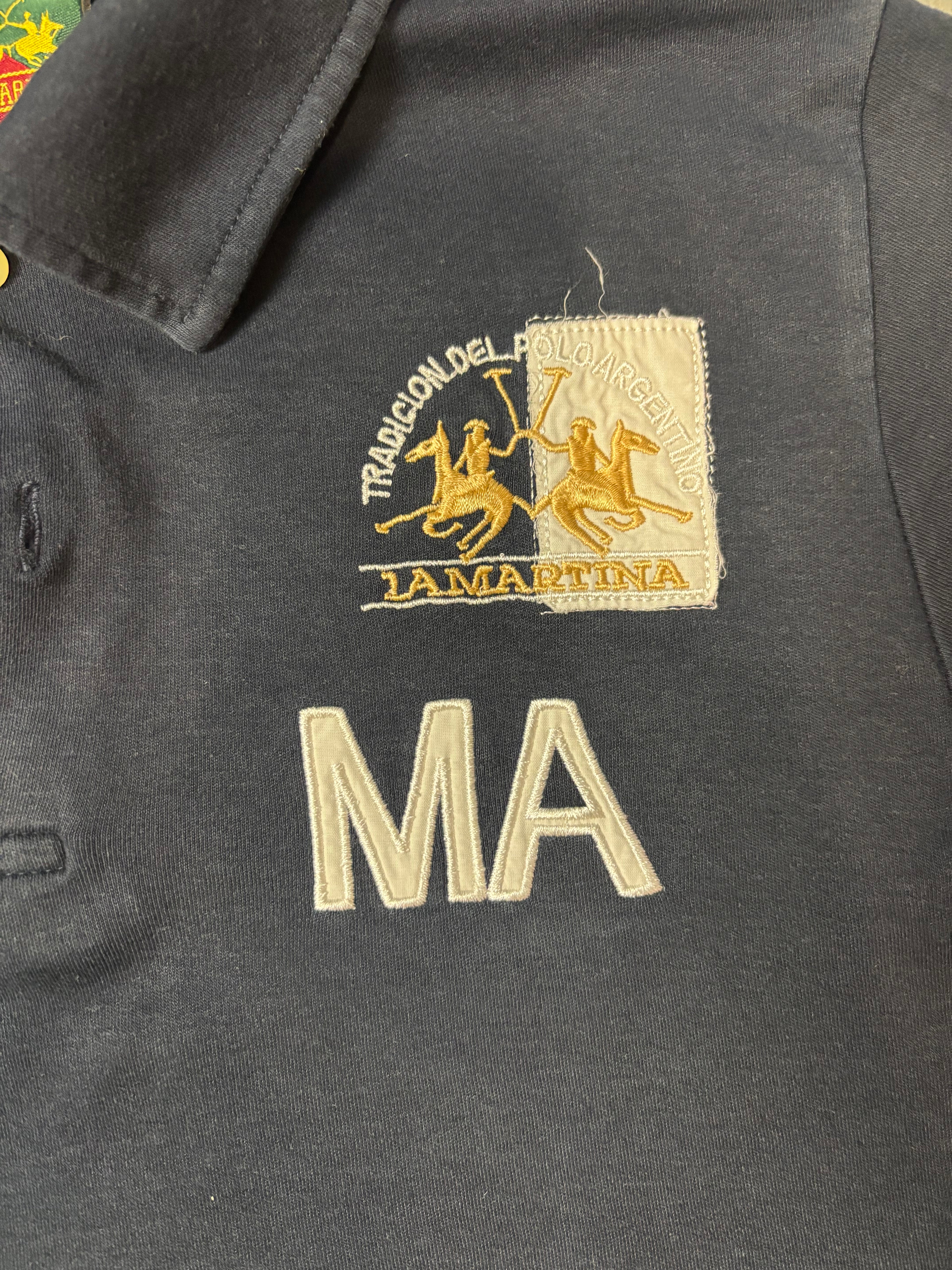 Vintage La Martina Polo "La Hacienda" | Old Money Archive | Navy