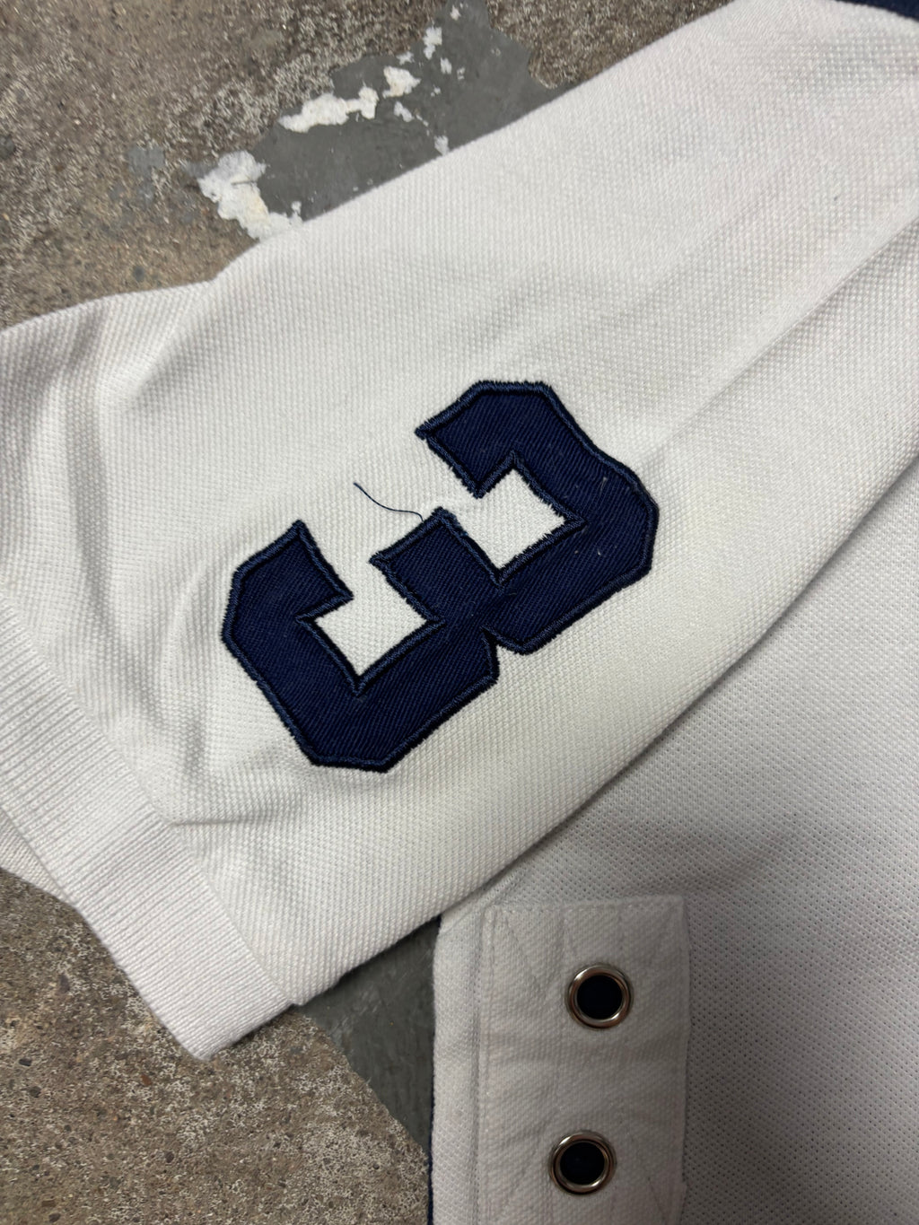 Vintage Polo Ralph Lauren Mercer RL Polo Team Crest Polo Weiß MMIX