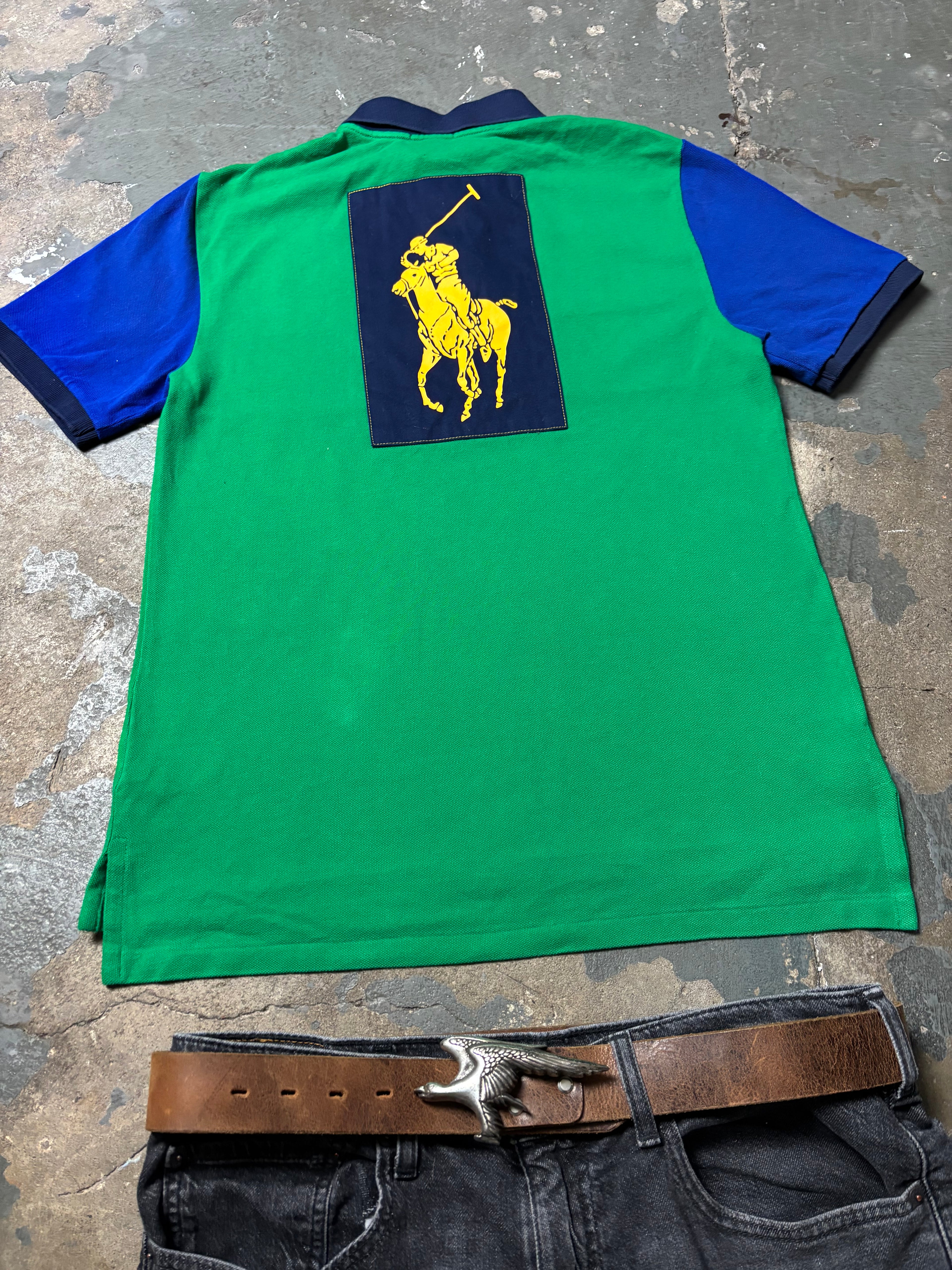Vintage Polo Ralph Lauren Crested MCMLXVII Big Pony Polo Colorblock