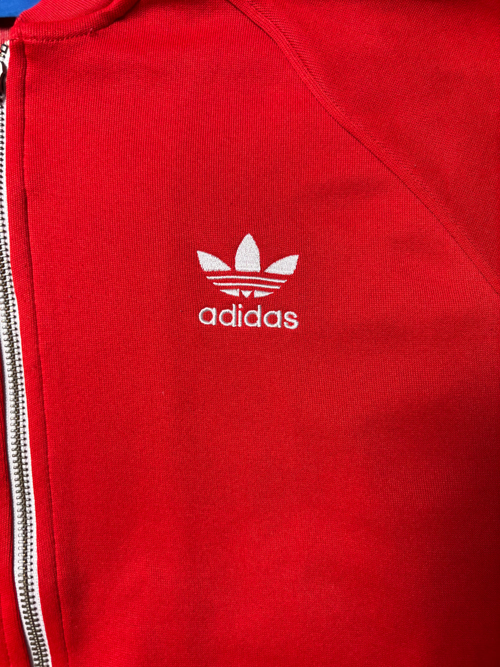 Vintage Adidas Originals Firebird Style Track Jacket Rot Y2K
