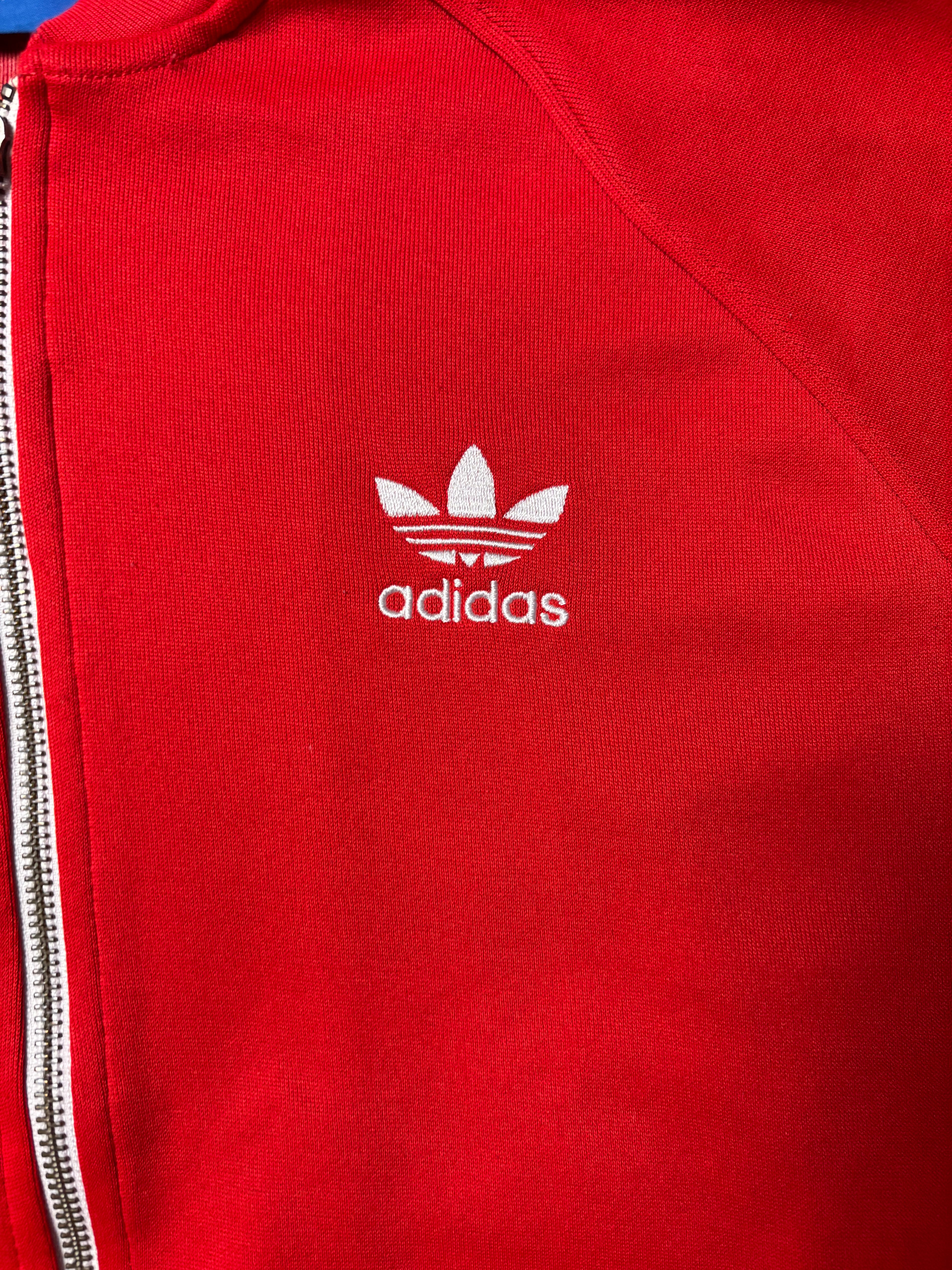 Vintage Adidas Originals Firebird Style Track Jacket Rot Y2K