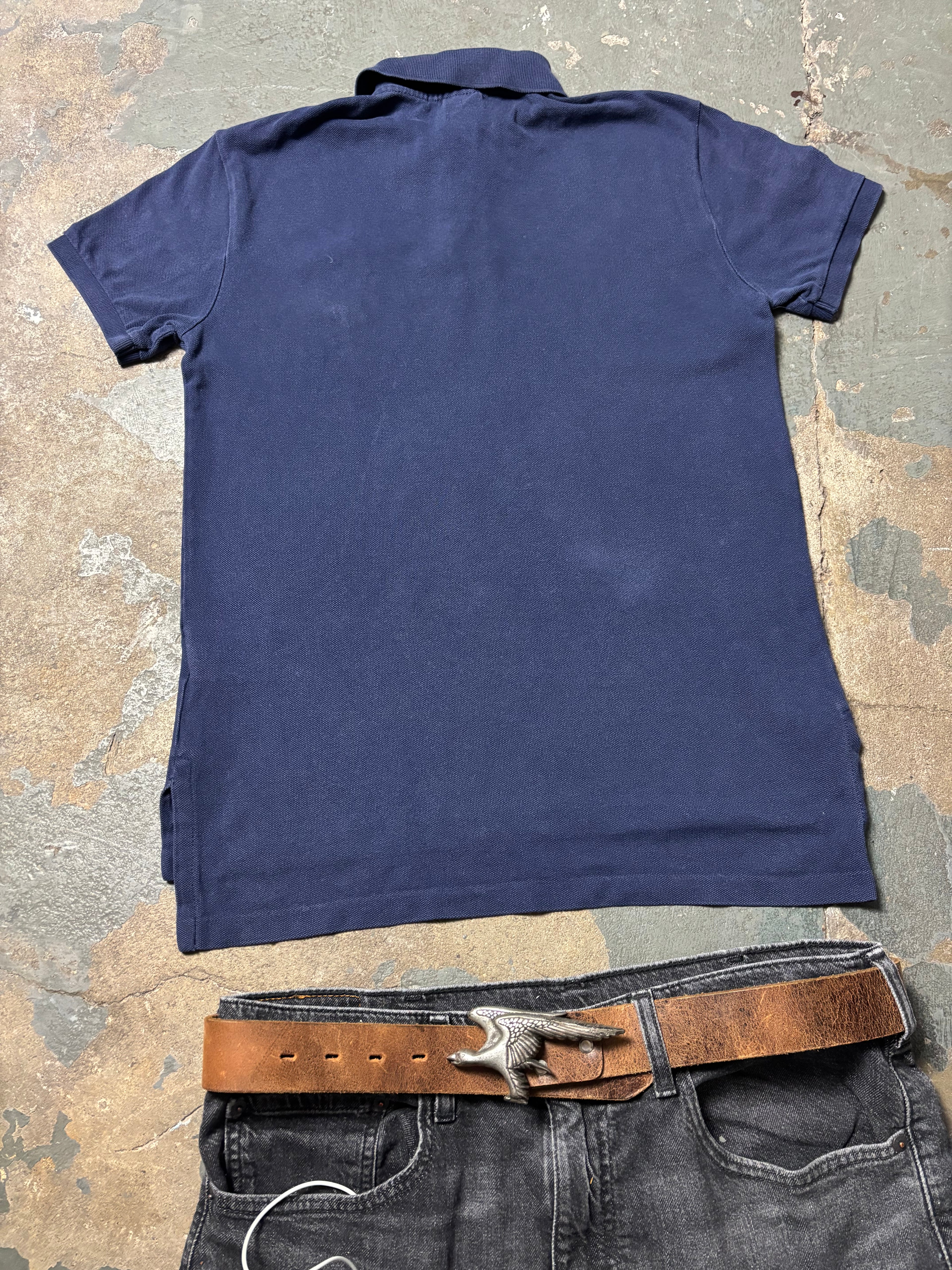 Vintage Polo Ralph Lauren Big Pony Nr. 3 Polo Navy Custom Fit