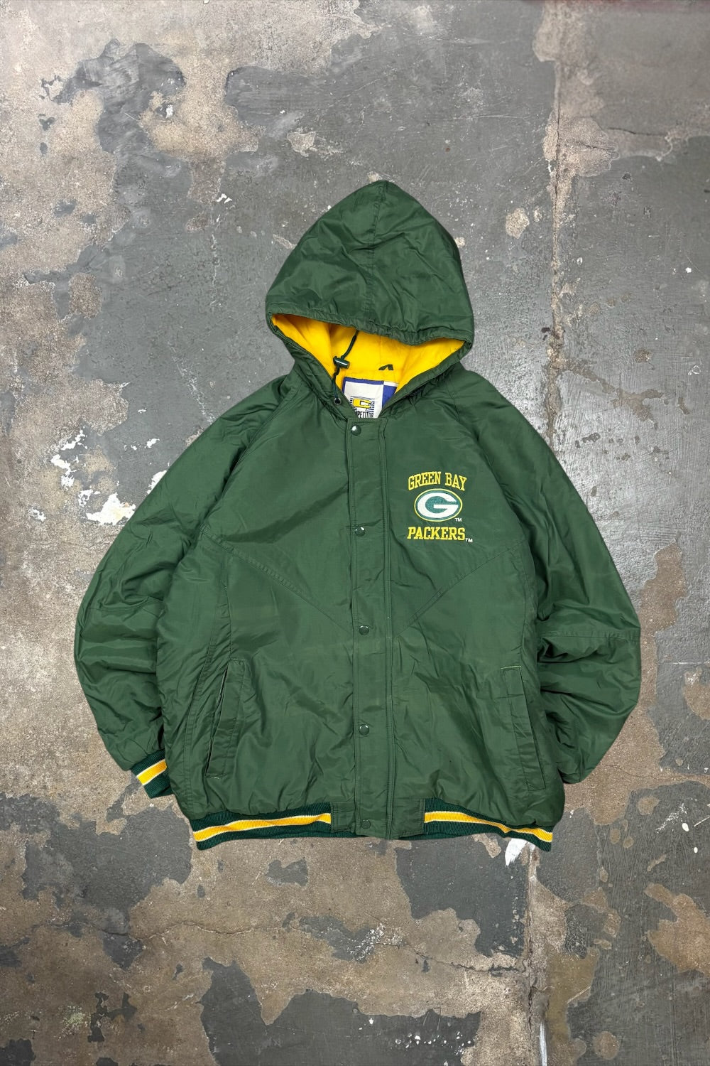 Vintage Green Bay Packers Parka | 90s Winterjacke NFL