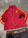 Vintage Spain RFEF Trackjacket – Rot / Gelb – M